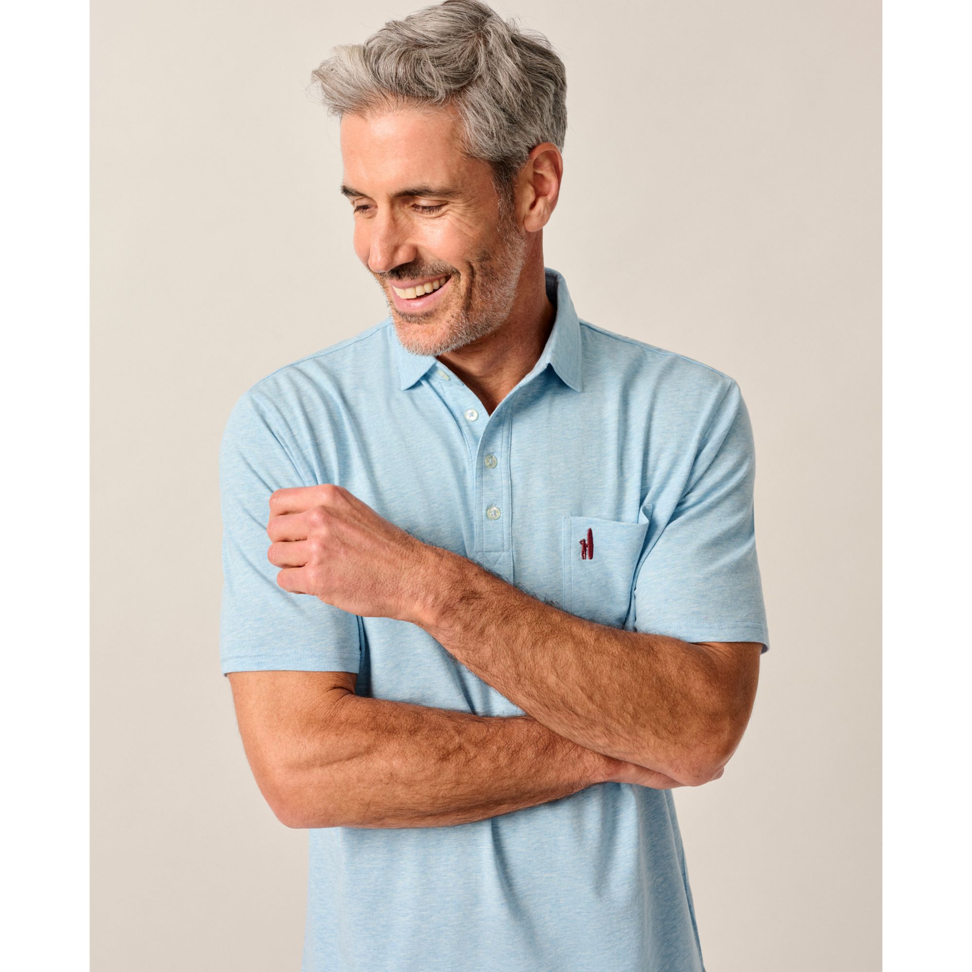 Johnnie-O Men's Heathered 2.0 Original 4-Button Golf Polo product image