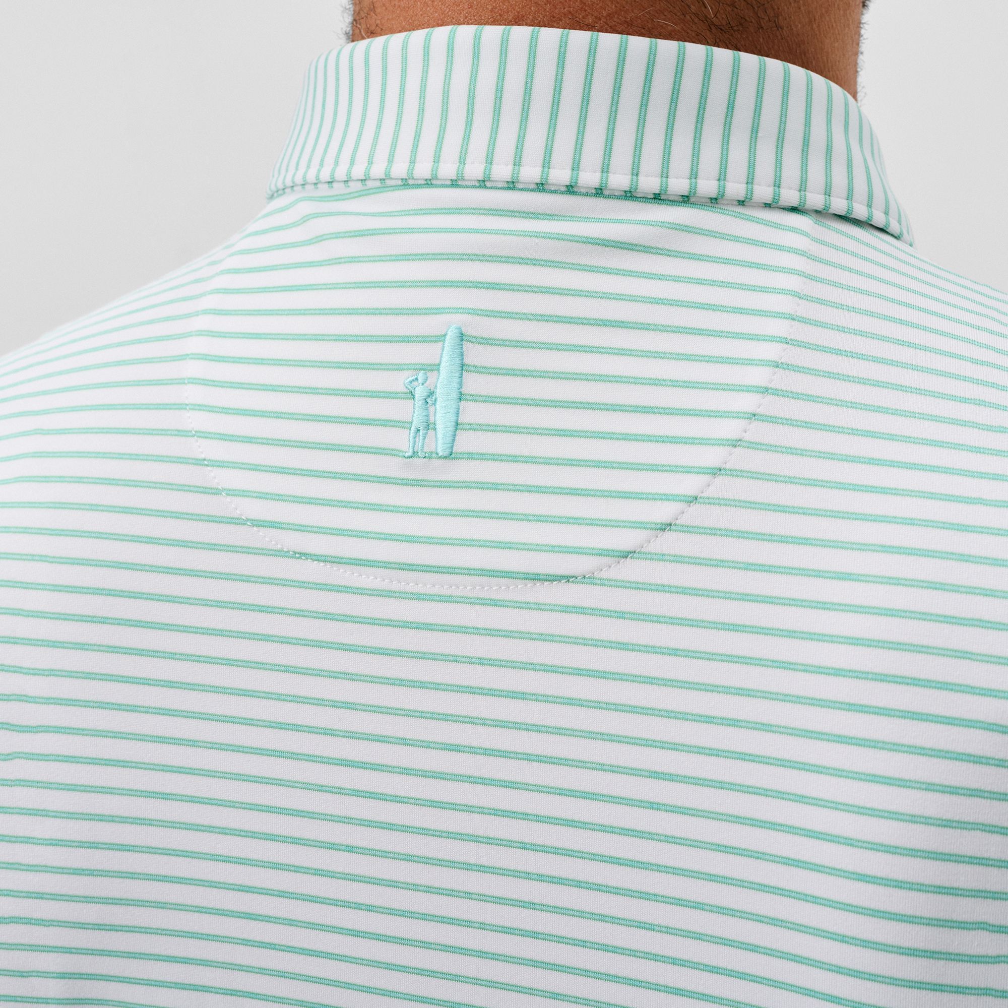 Johnnie-O Men's Michael Stripe Performance Jersey Golf Polo product image