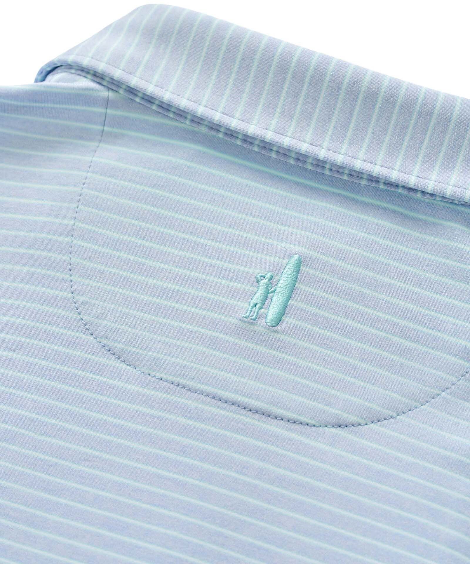 Johnnie-O Men's Michael Stripe Performance Jersey Golf Polo product image