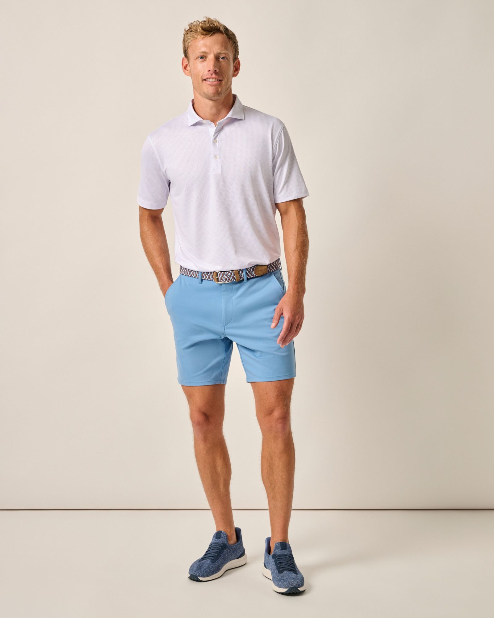 Johnnie-O Men's 8" Jupiters Stretch Cotton Performance Golf Shorts product image