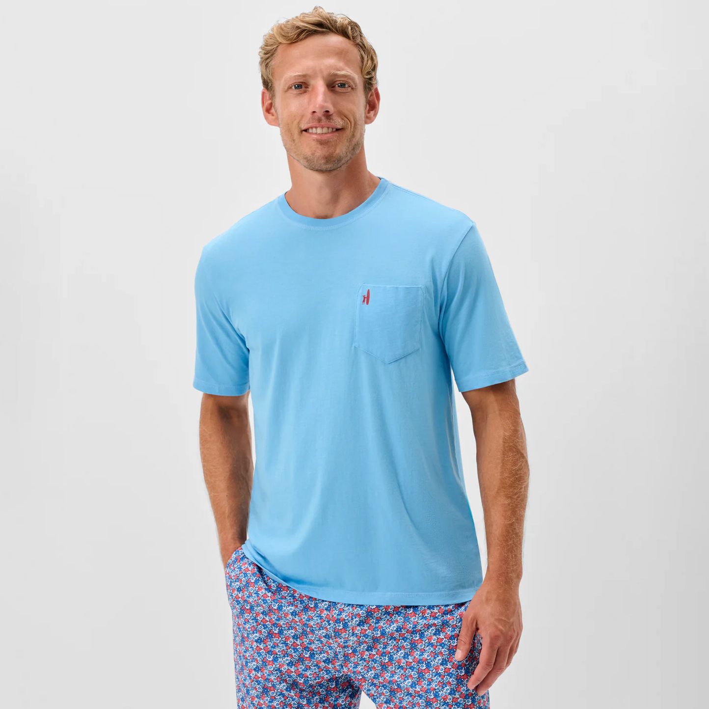 Johnnie-O Men's Brews N Views Pocket Golf T-Shirt product image
