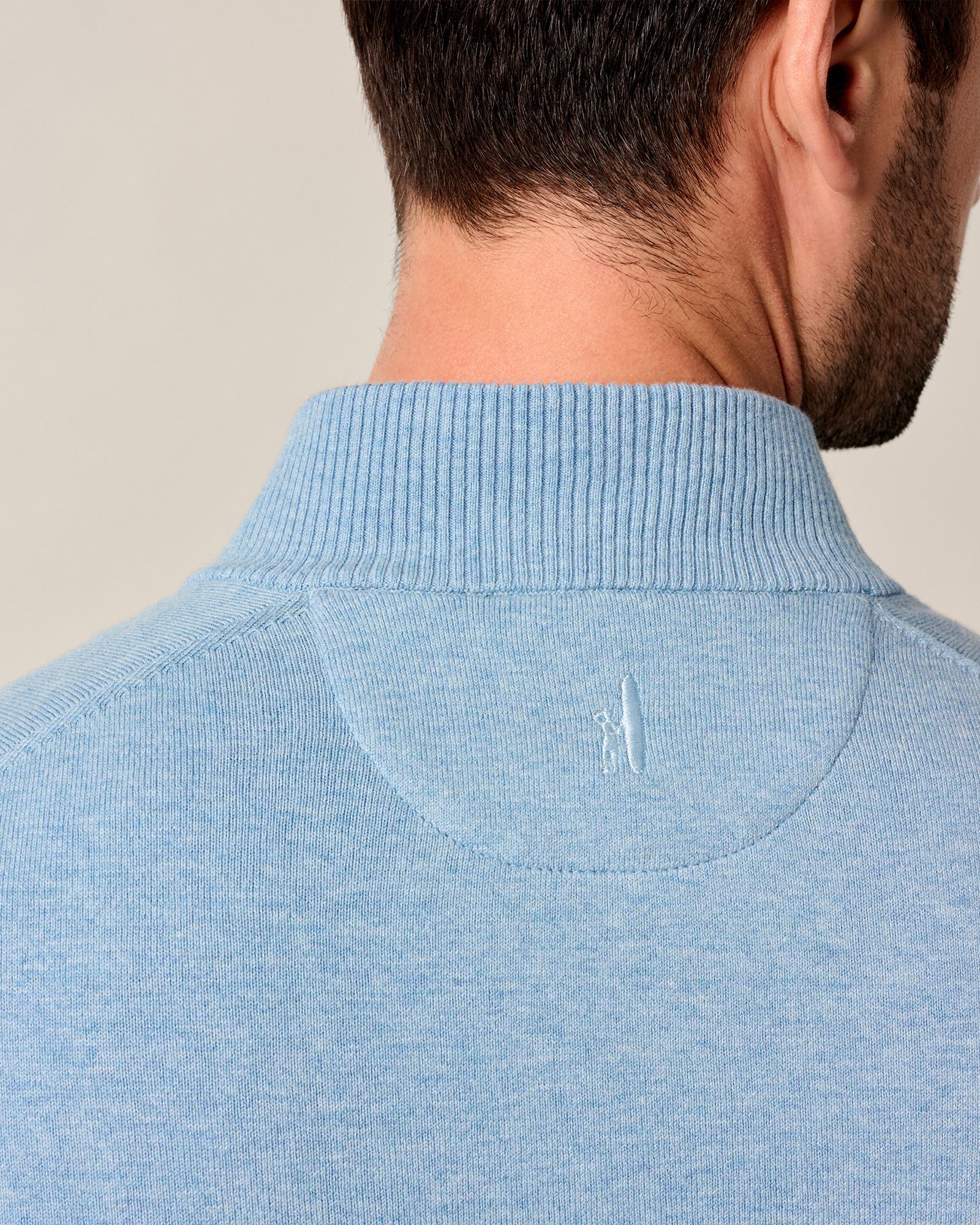 Johnnie-O Men's Desmond Plaited ¼ Zip Golf Sweater product image