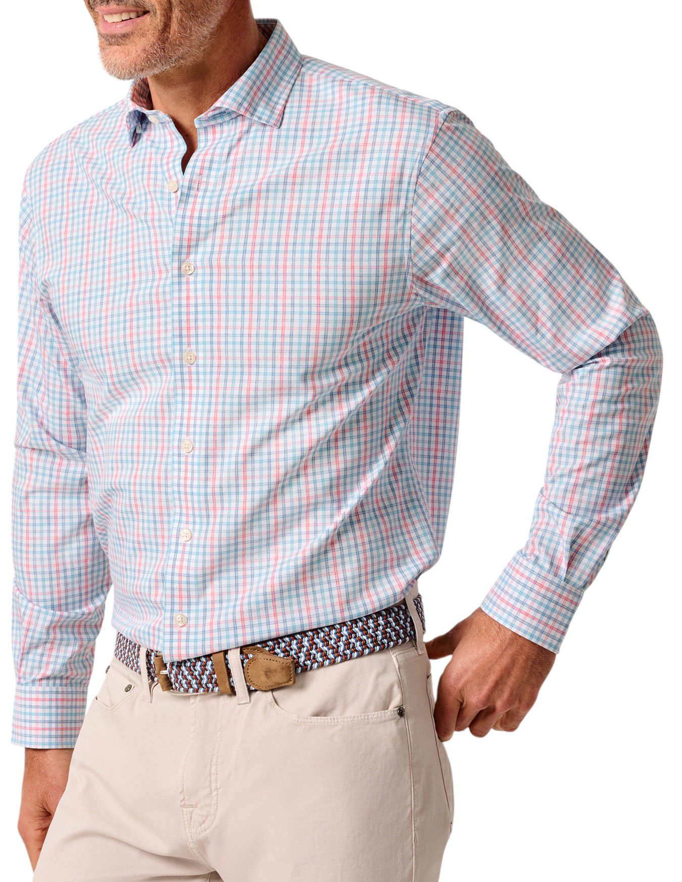 Johnnie-O Men's Han Performance Button Down Golf Shirt product image