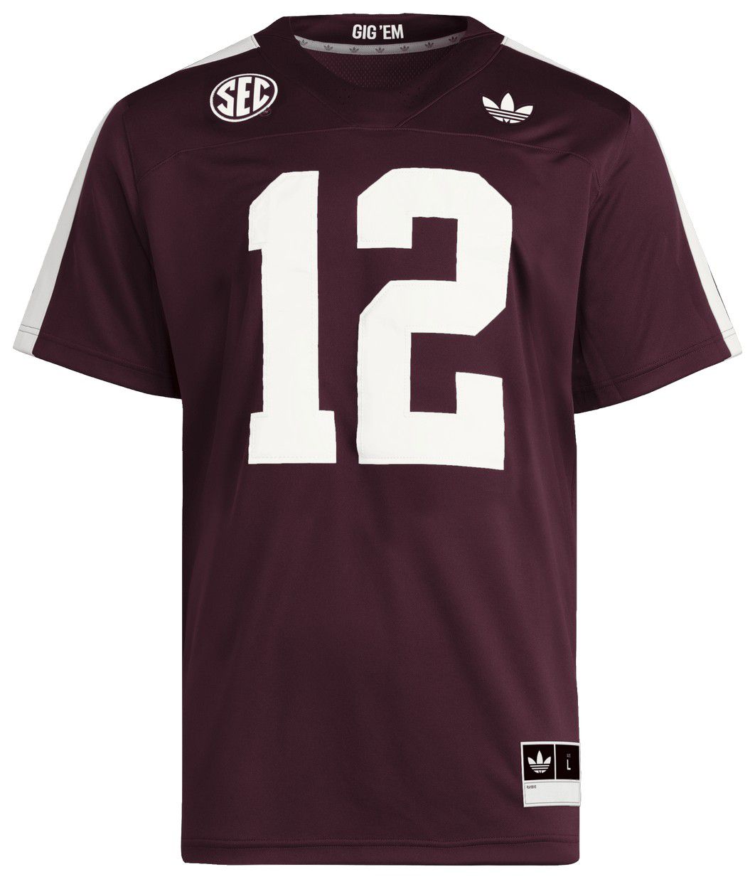 adidas Men's Texas A&M Aggies Maroon Strategy 1975 Throwback Jersey product image