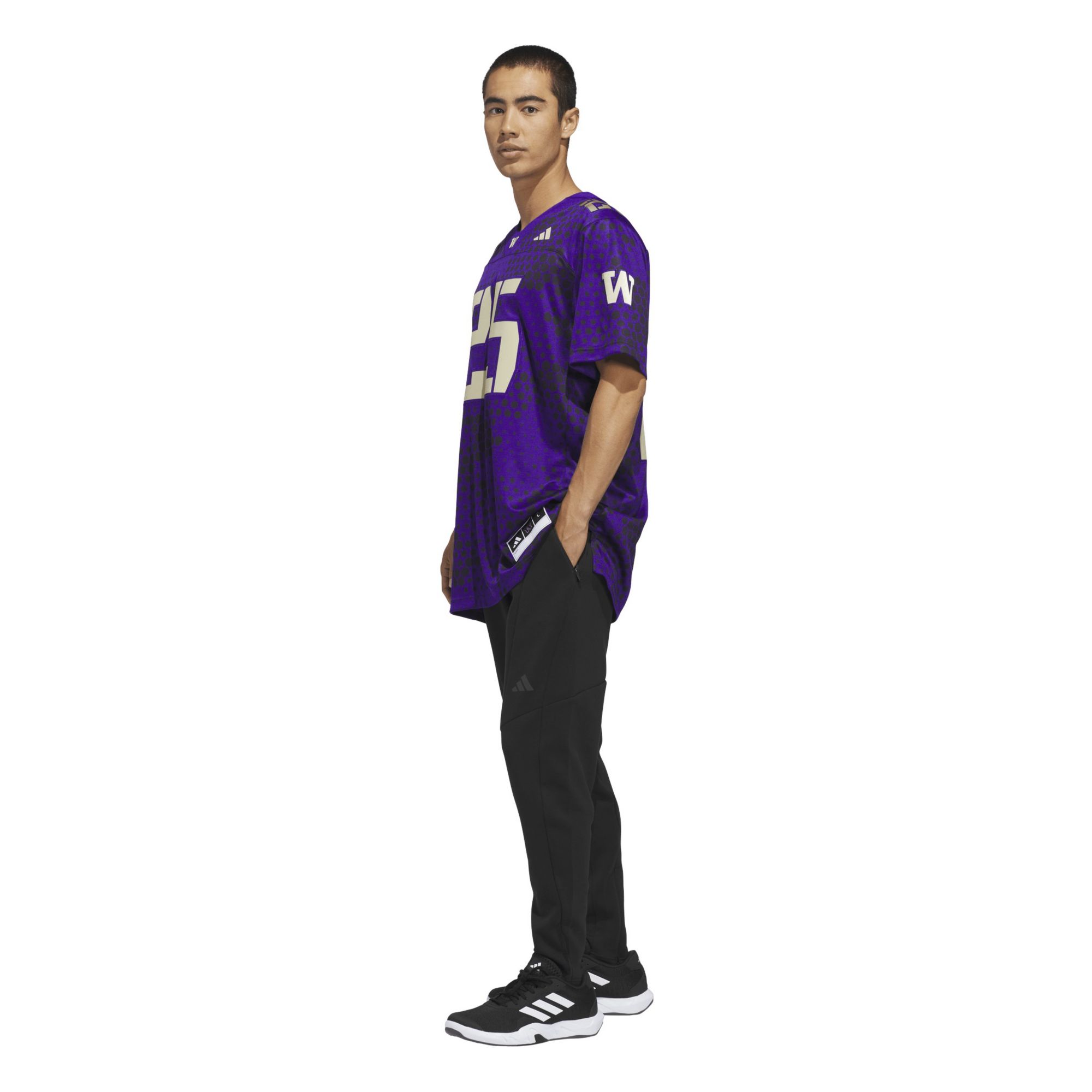 adidas Men's Washington Huskies Camo Premier Strategy Alternate Jersey product image