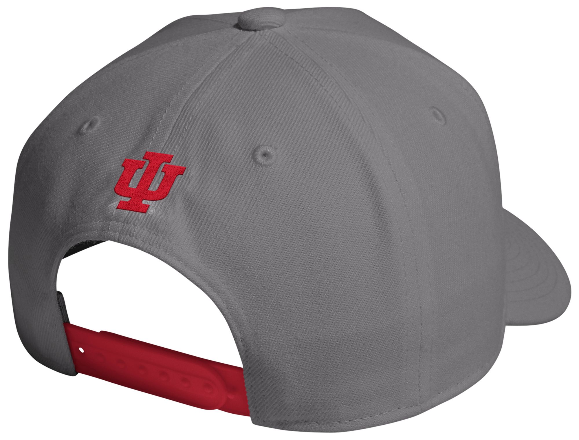 adidas Adult Indiana Hoosiers Grey A-Frame Adjustable Hat product image