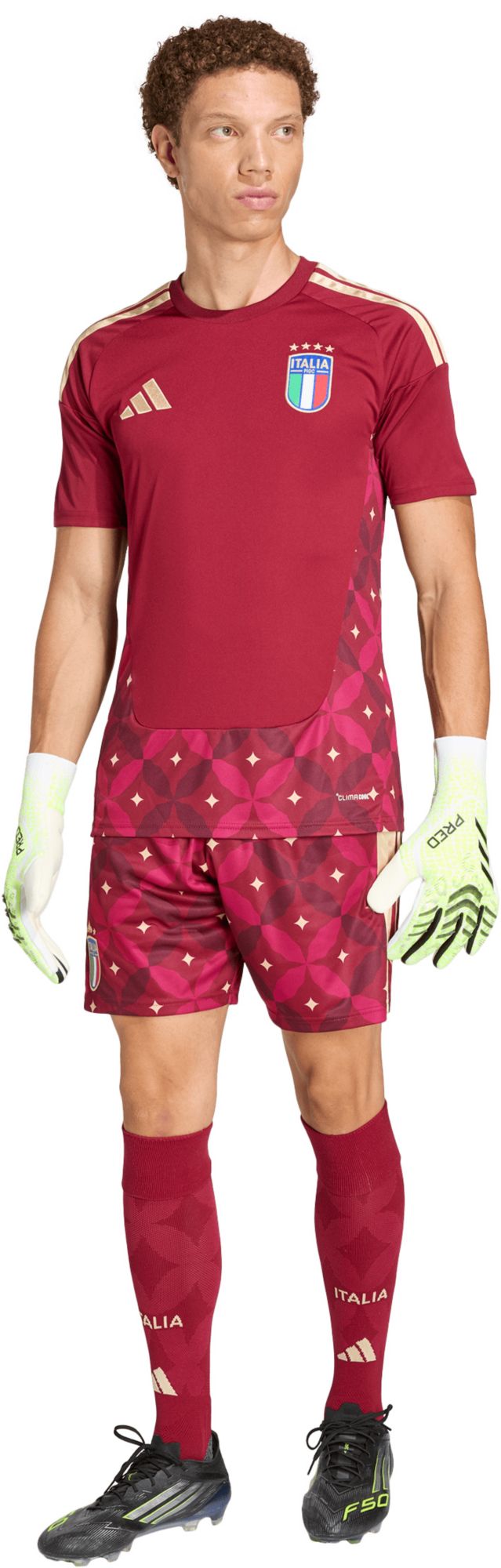 adidas Adult Italy 2026 Home Long Sleeve Goalkeeper Replica Jersey product image