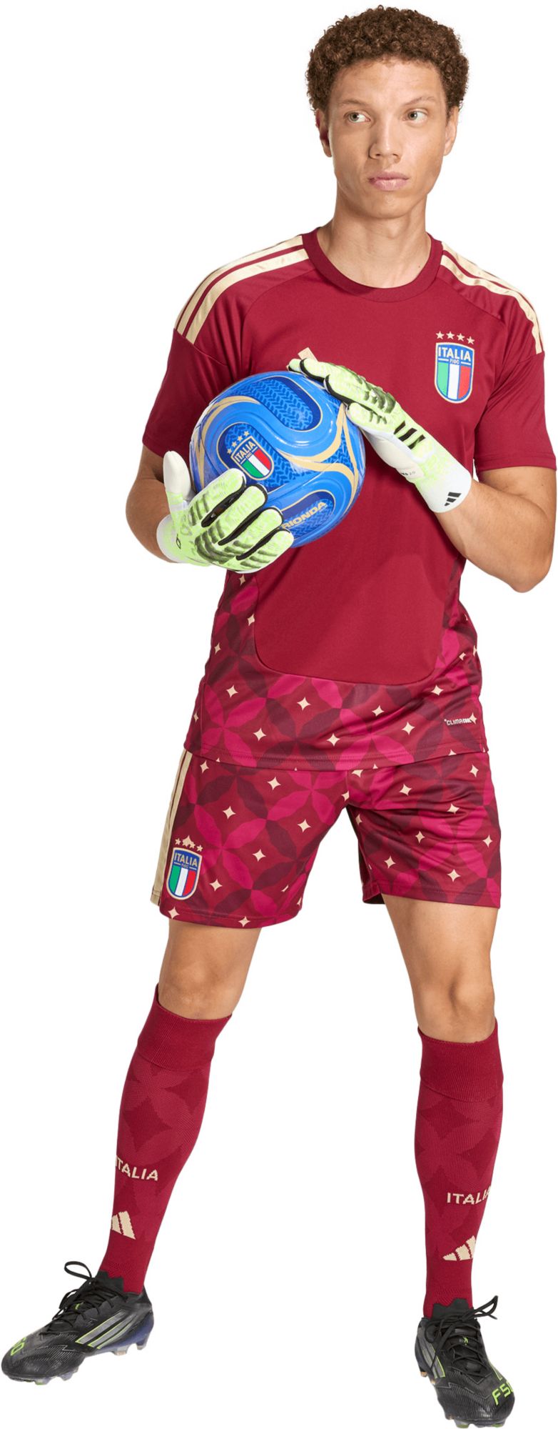 adidas Adult Italy 2026 Home Long Sleeve Goalkeeper Replica Jersey product image