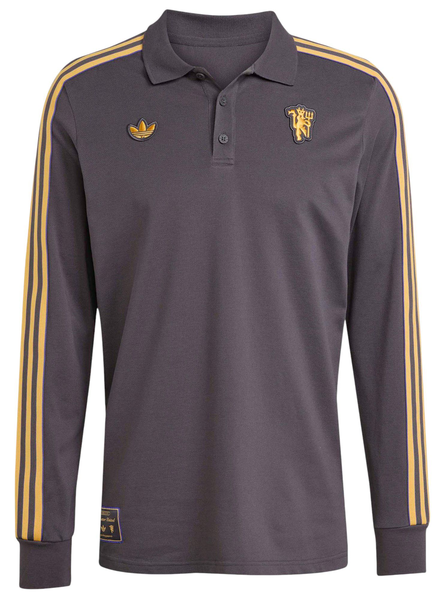 adidas Men's Manchester United 2025-26 Black Vintage Third Polo product image