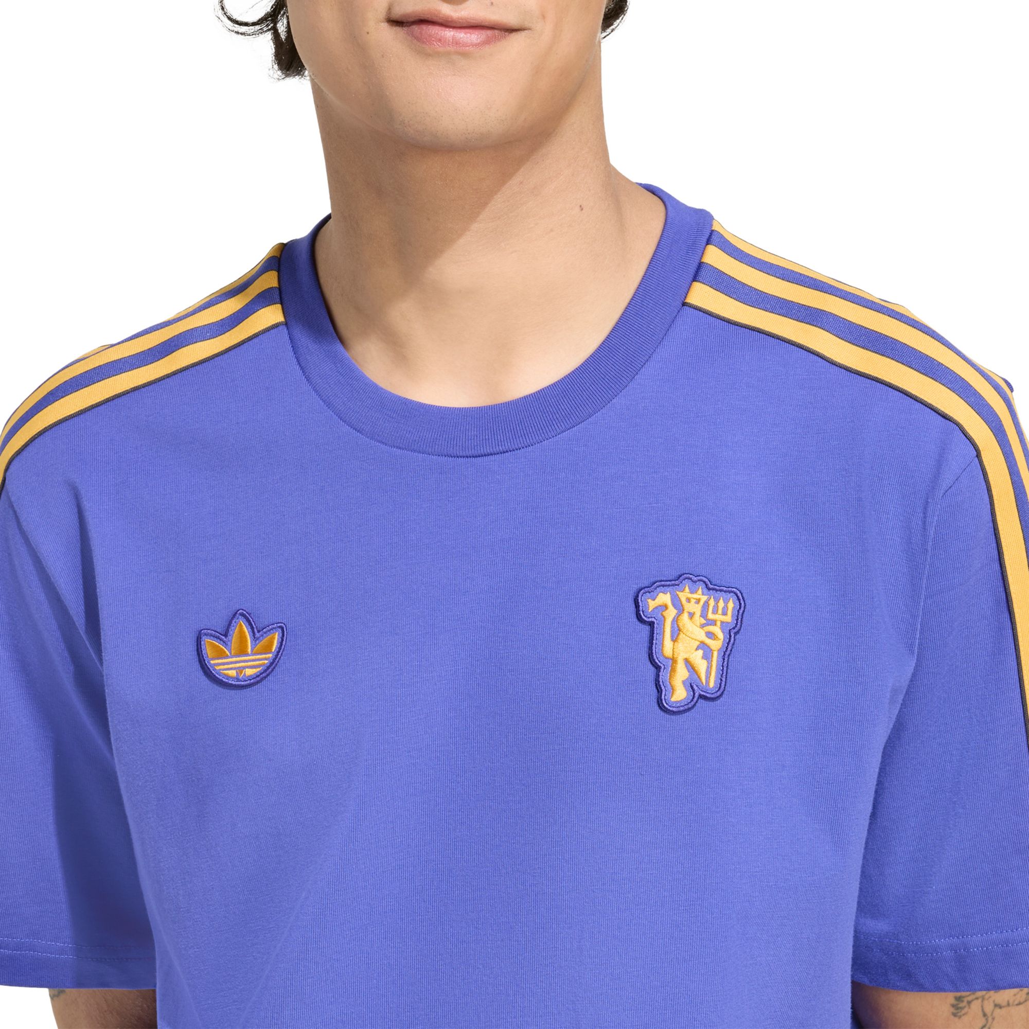 adidas Adult Manchester United 2025-26 Black Vintage Third Short Sleeve T-Shirt product image