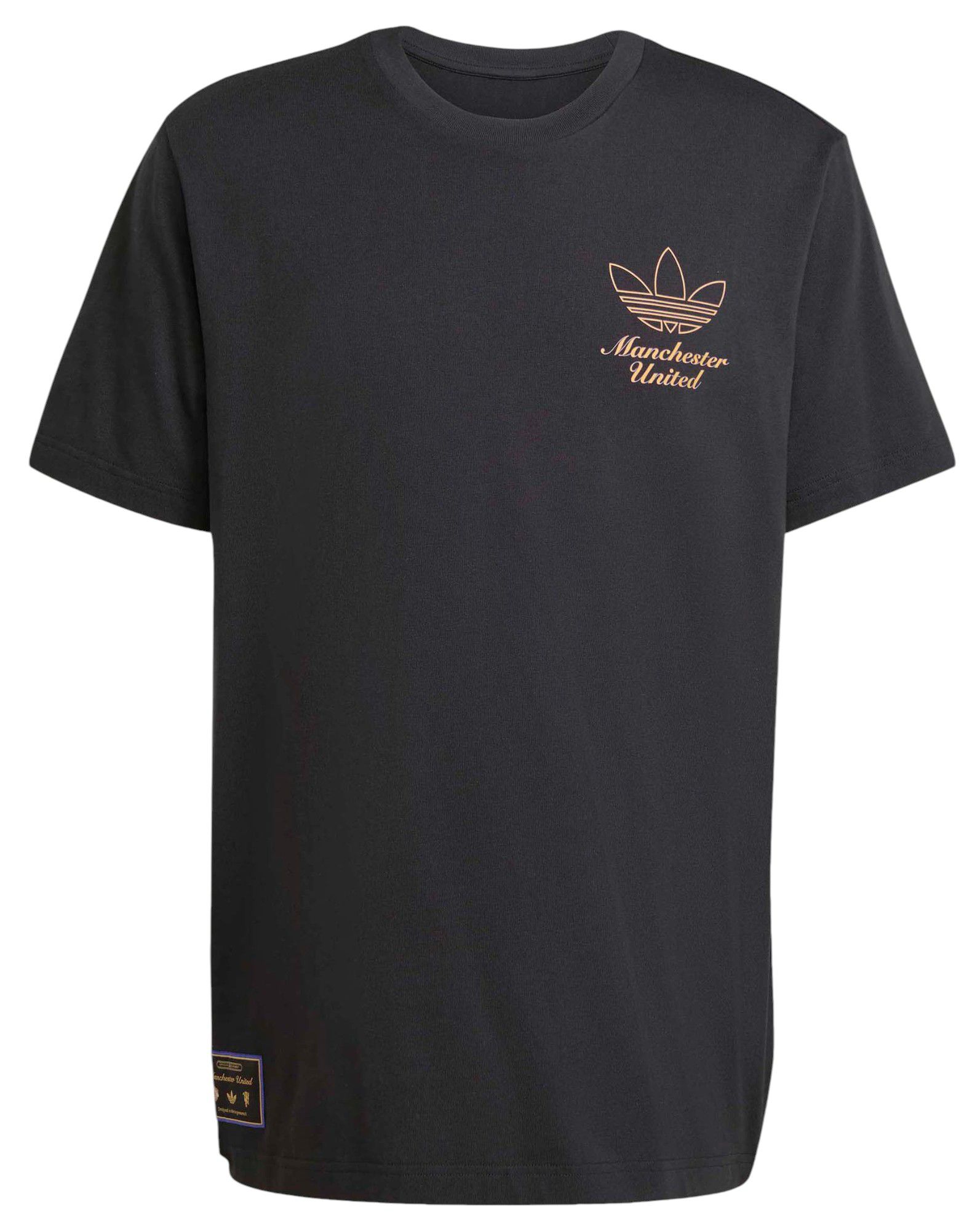 adidas Adult Manchester United 2025-26 Black Vintage Third Short Sleeve T-Shirt product image