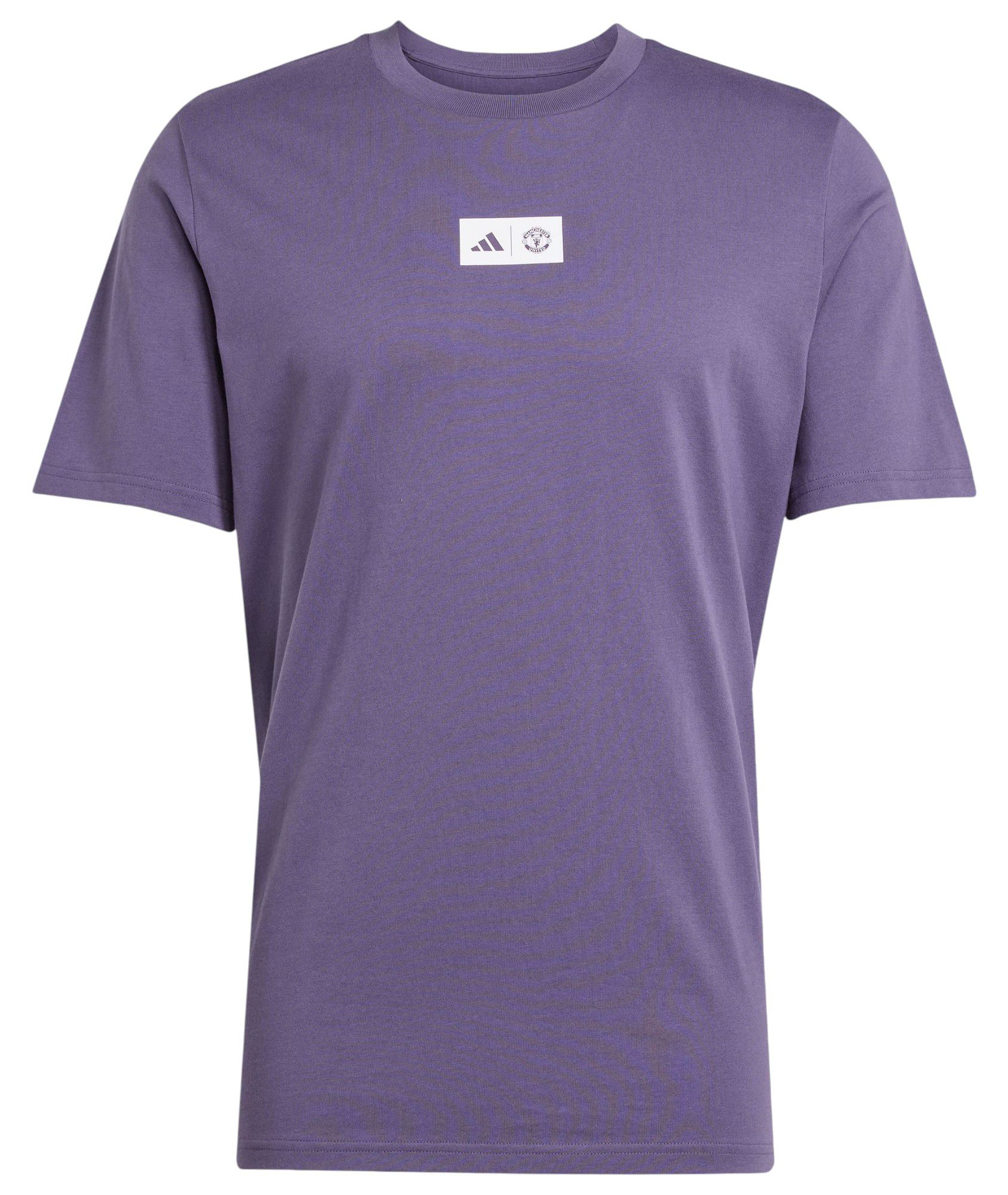 adidas Adult Manchester United Jersey Hook Purple T-Shirt product image