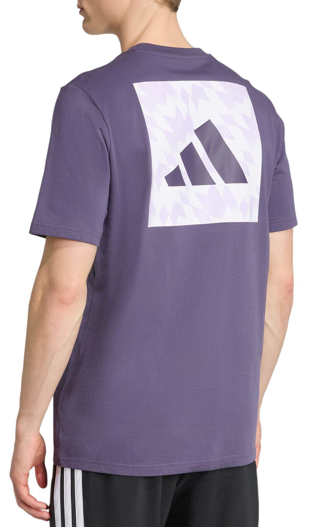 adidas Adult Manchester United Jersey Hook Purple T-Shirt product image