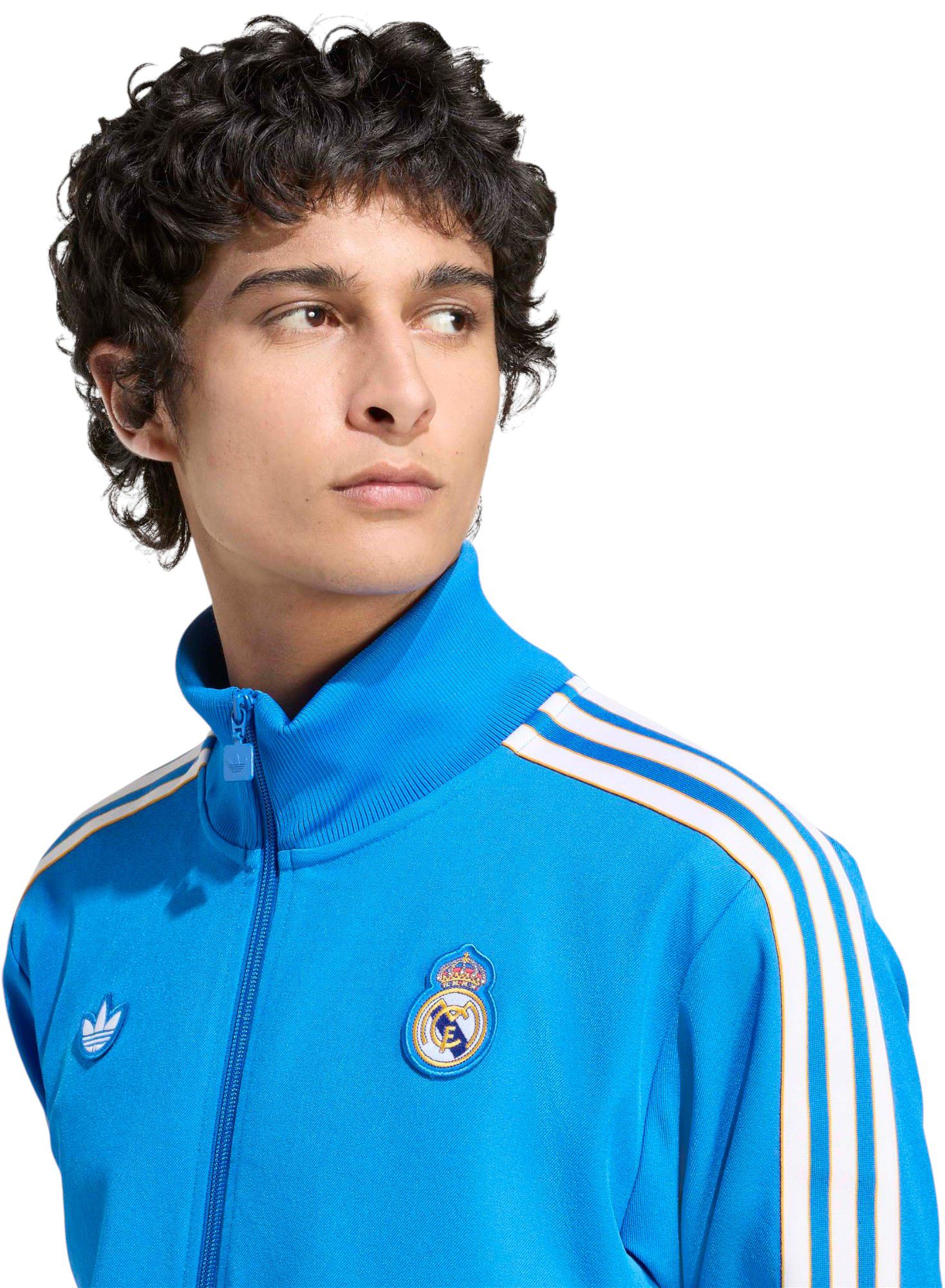 adidas Men's Real Madrid 2025-26 Blue Third Full-Zip Vintage Jacket product image