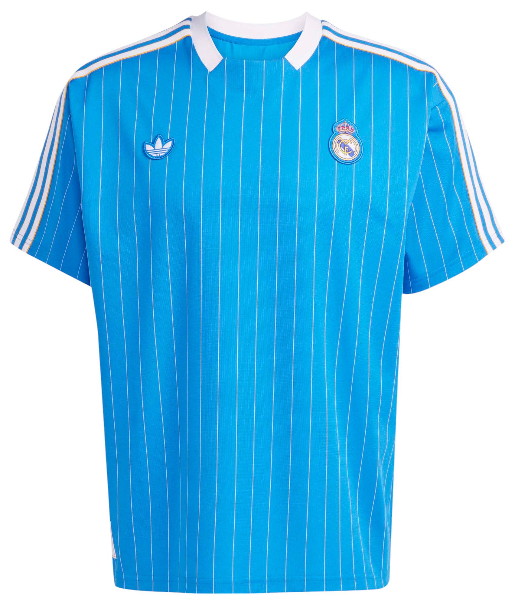 adidas Men's 2025 Real Madrid Blue Third Vintage Jersey product image