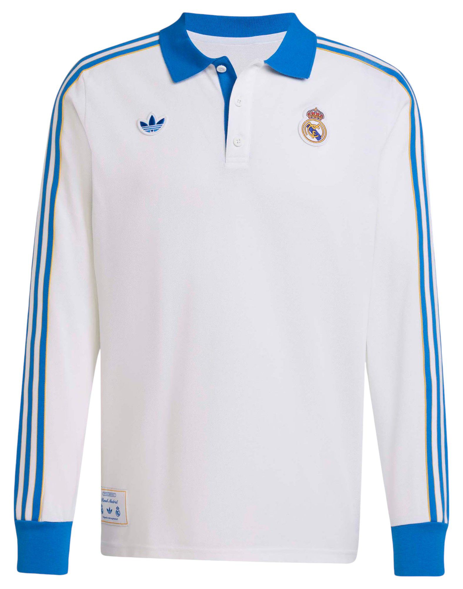 adidas Men's Real Madrid 2025-26 White Vintage Third Polo product image