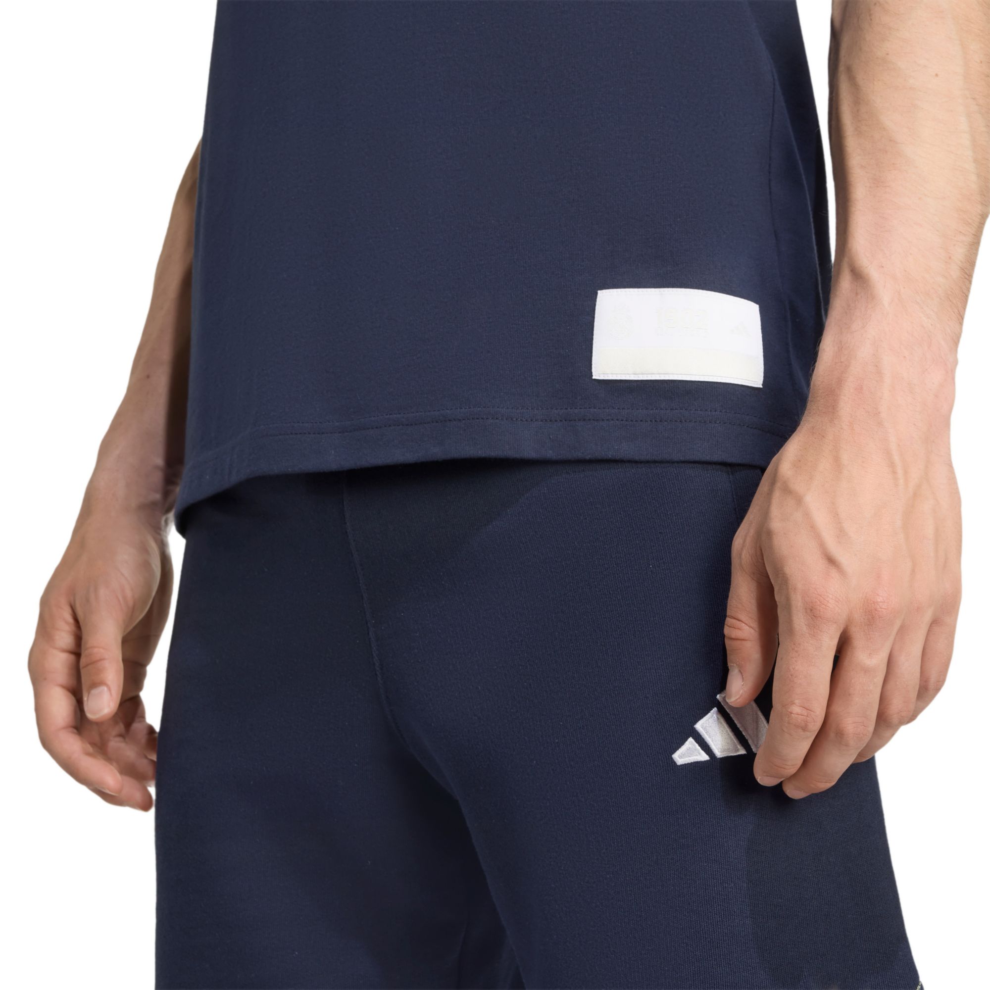 adidas Adult Real Madrid 2025 Team Wordmark Black T-Shirt product image