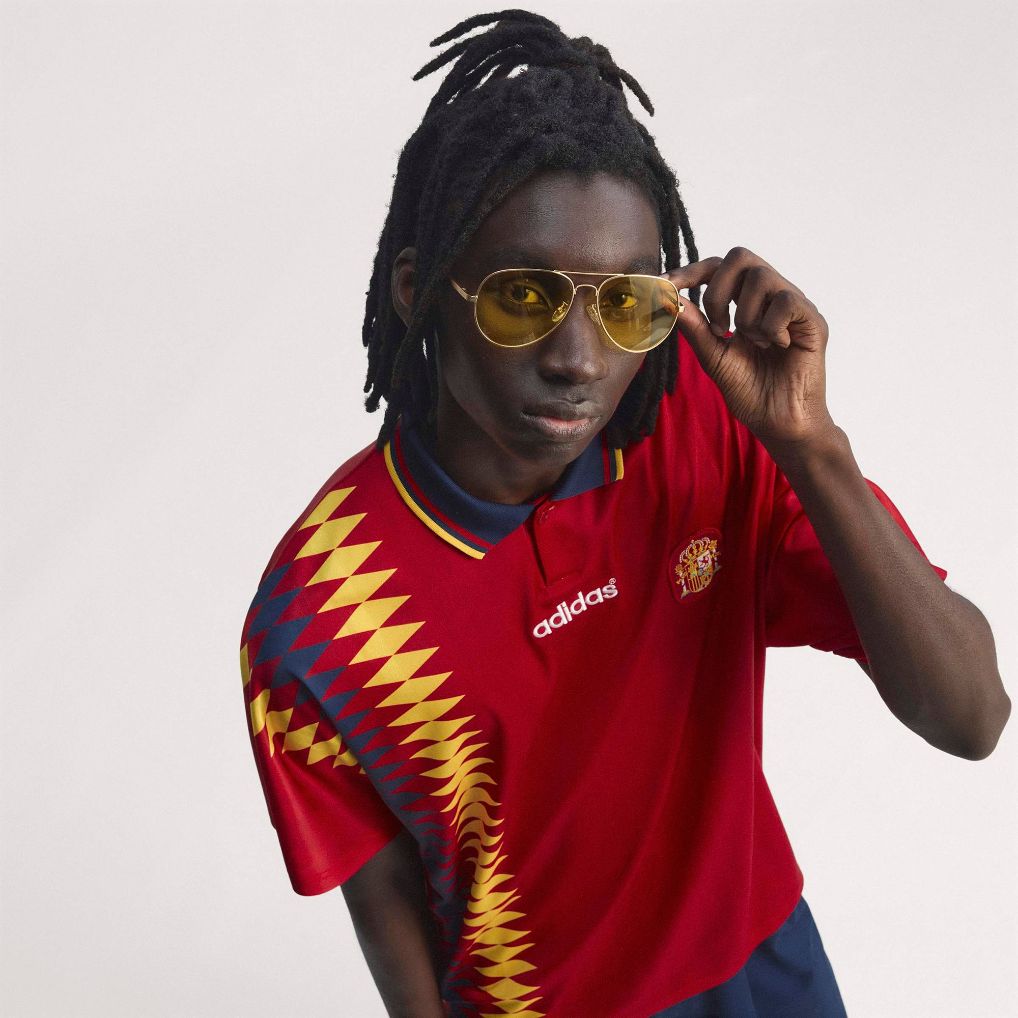 adidas Adult Spain 1994 Bringback Home Jersey product image