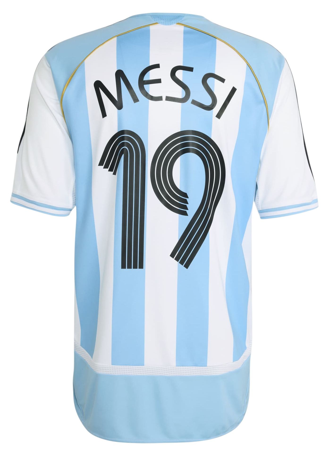 adidas Adult Argentina Lionel Messi #19 2006 Bring Back Vintage Home Replica Jersey product image