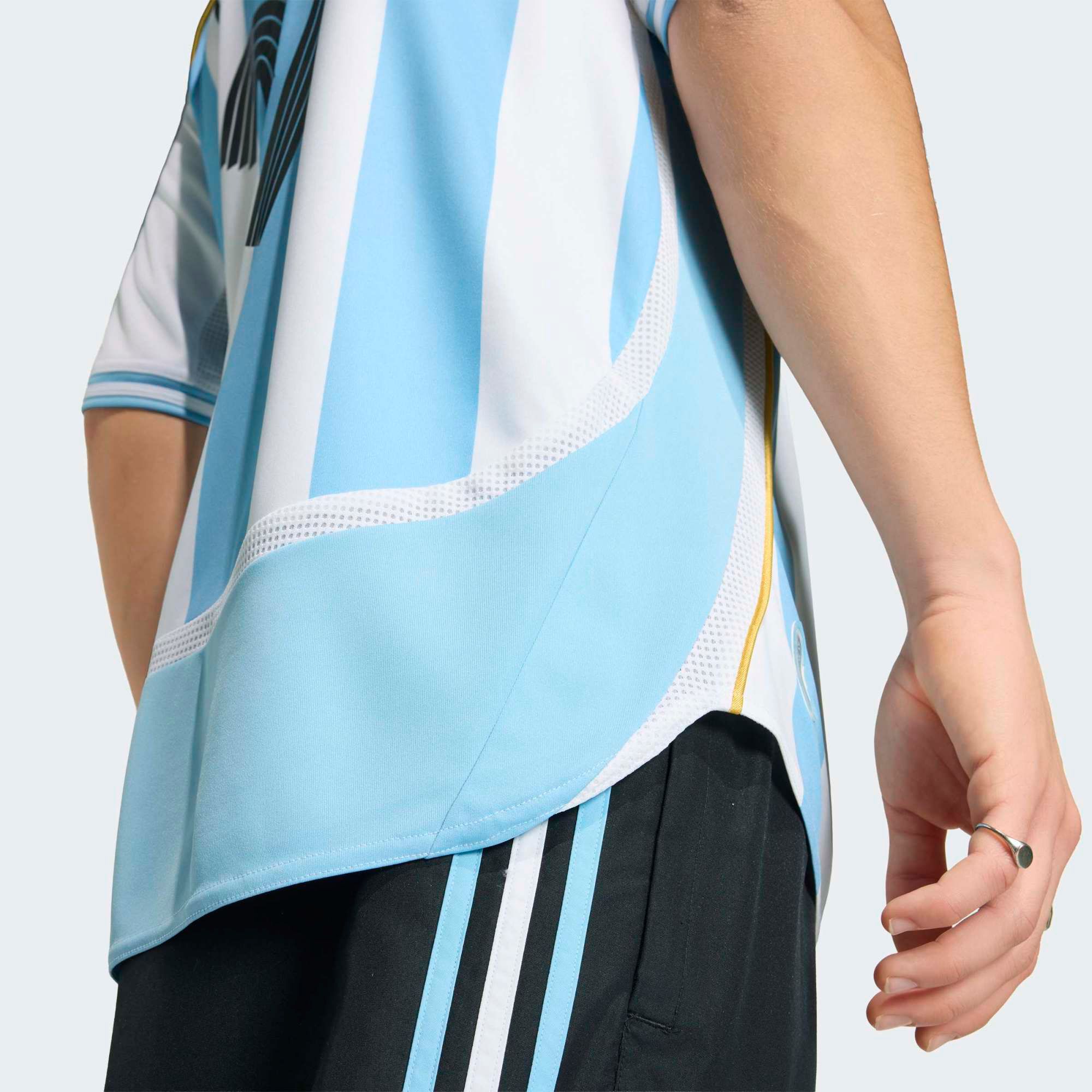 adidas Adult Argentina Lionel Messi #19 2006 Bring Back Vintage Home Replica Jersey product image