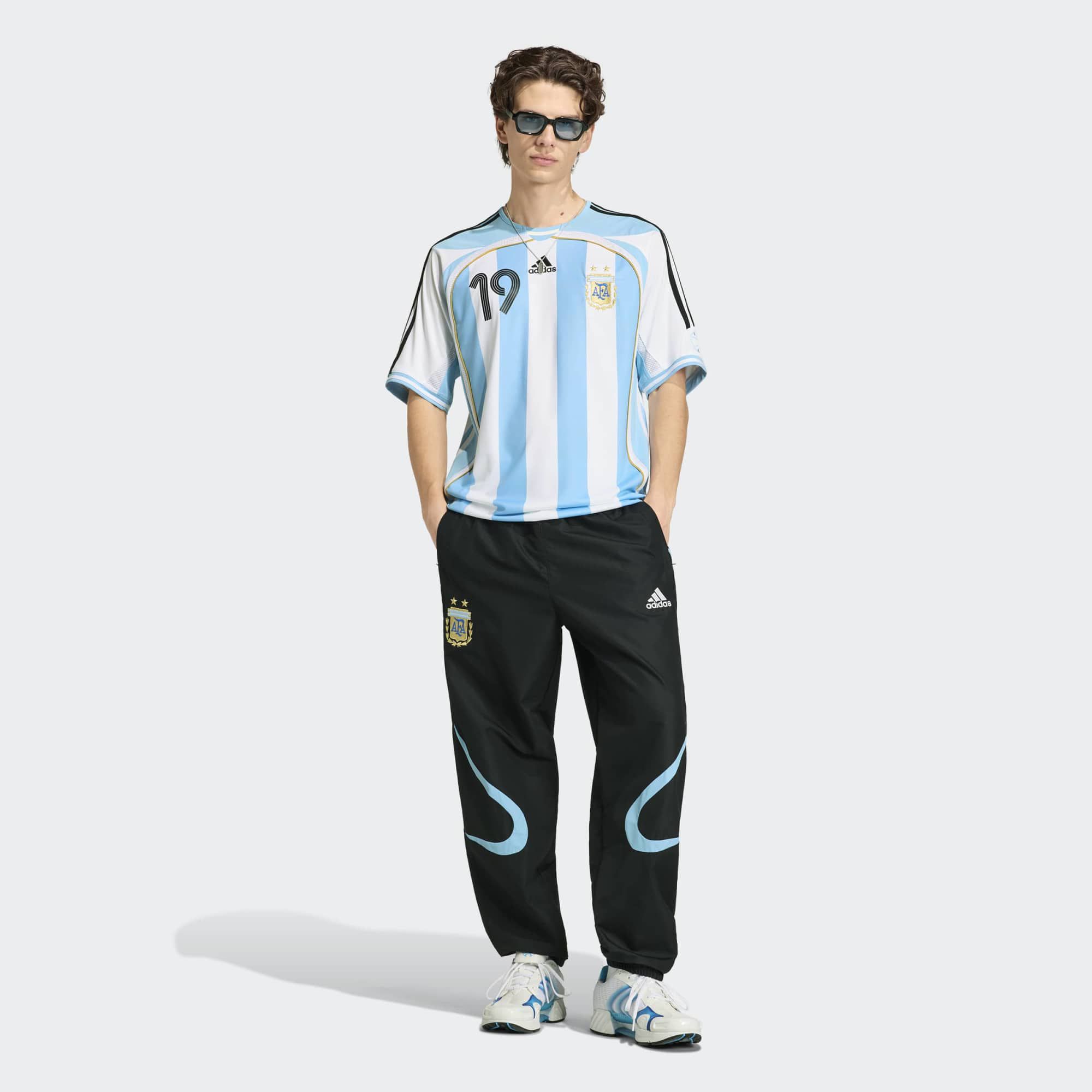adidas Adult Argentina Lionel Messi #19 2006 Bring Back Vintage Home Replica Jersey product image