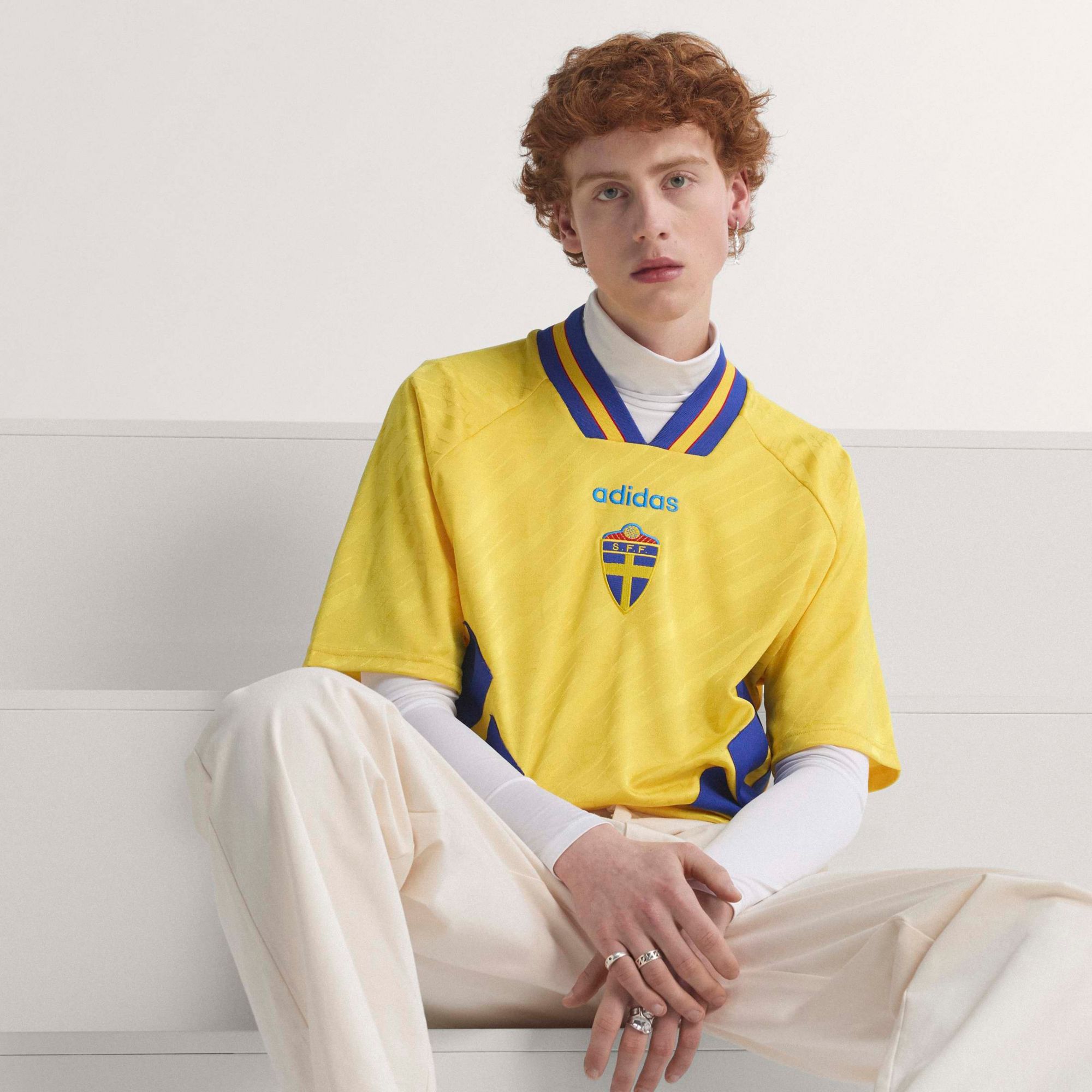 adidas Adult Sweden 1994 Bringback Home Jersey product image