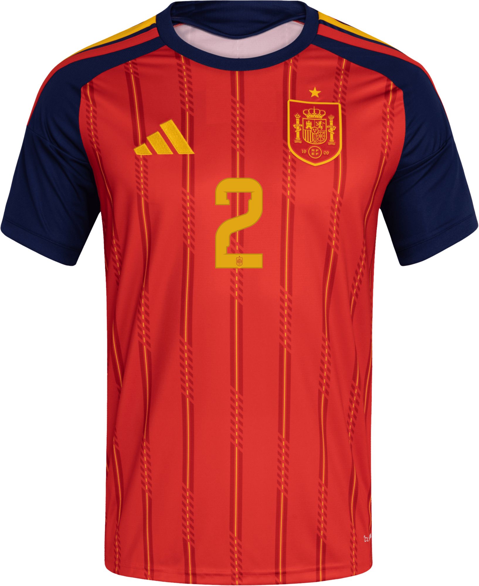 adidas Adult Spain Dani Carvajal #2 2026 Home Replica Jersey product image