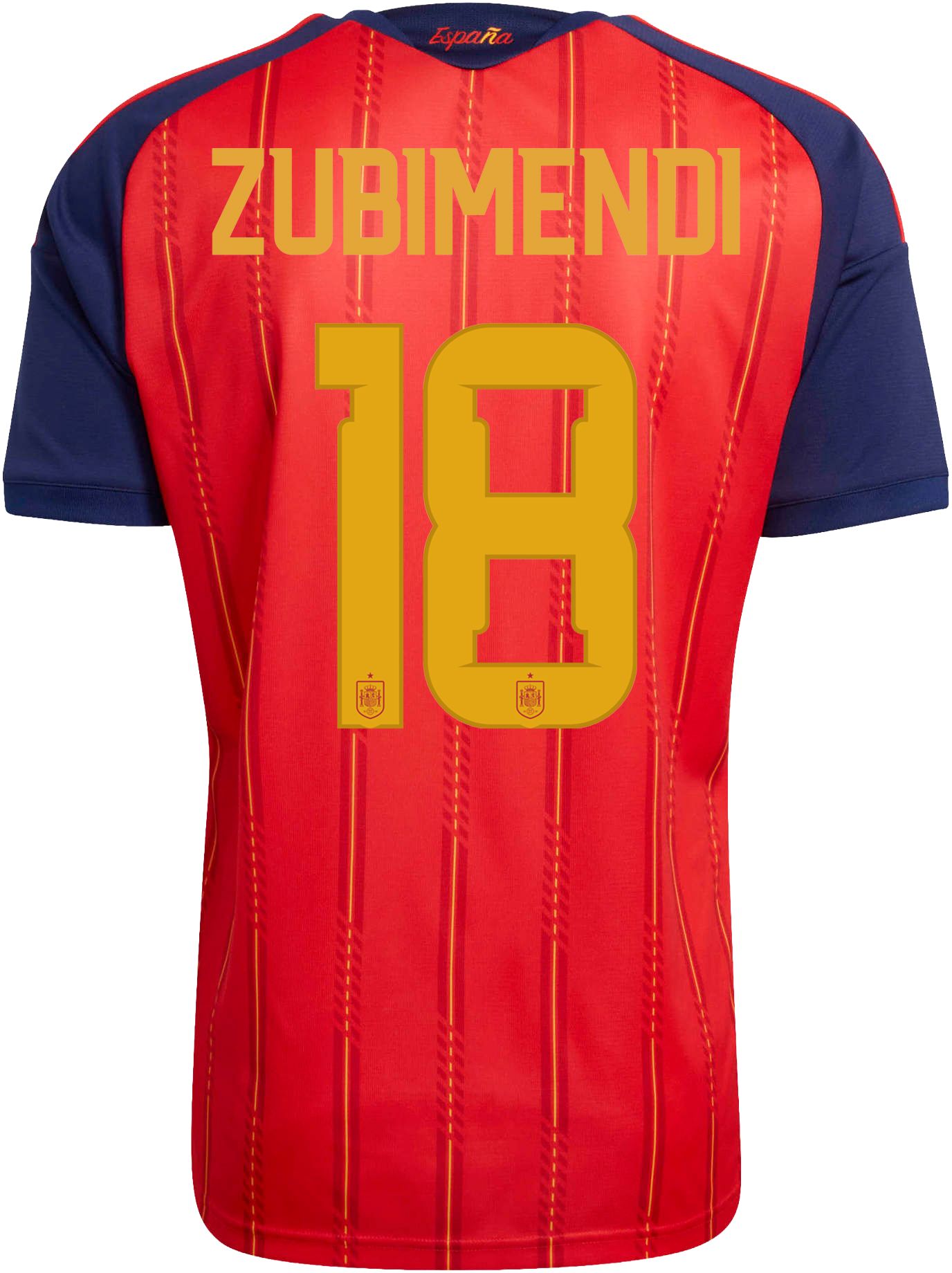 adidas Adult Spain Martin Zubimendi #18 2026 Home Replica Jersey product image