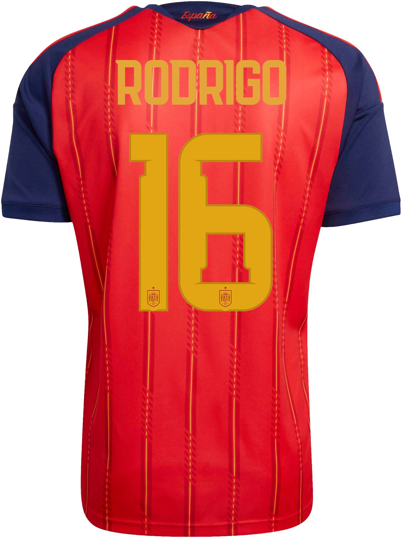 adidas Adult Spain Rodrigo #16 2026 Home Replica Jersey product image