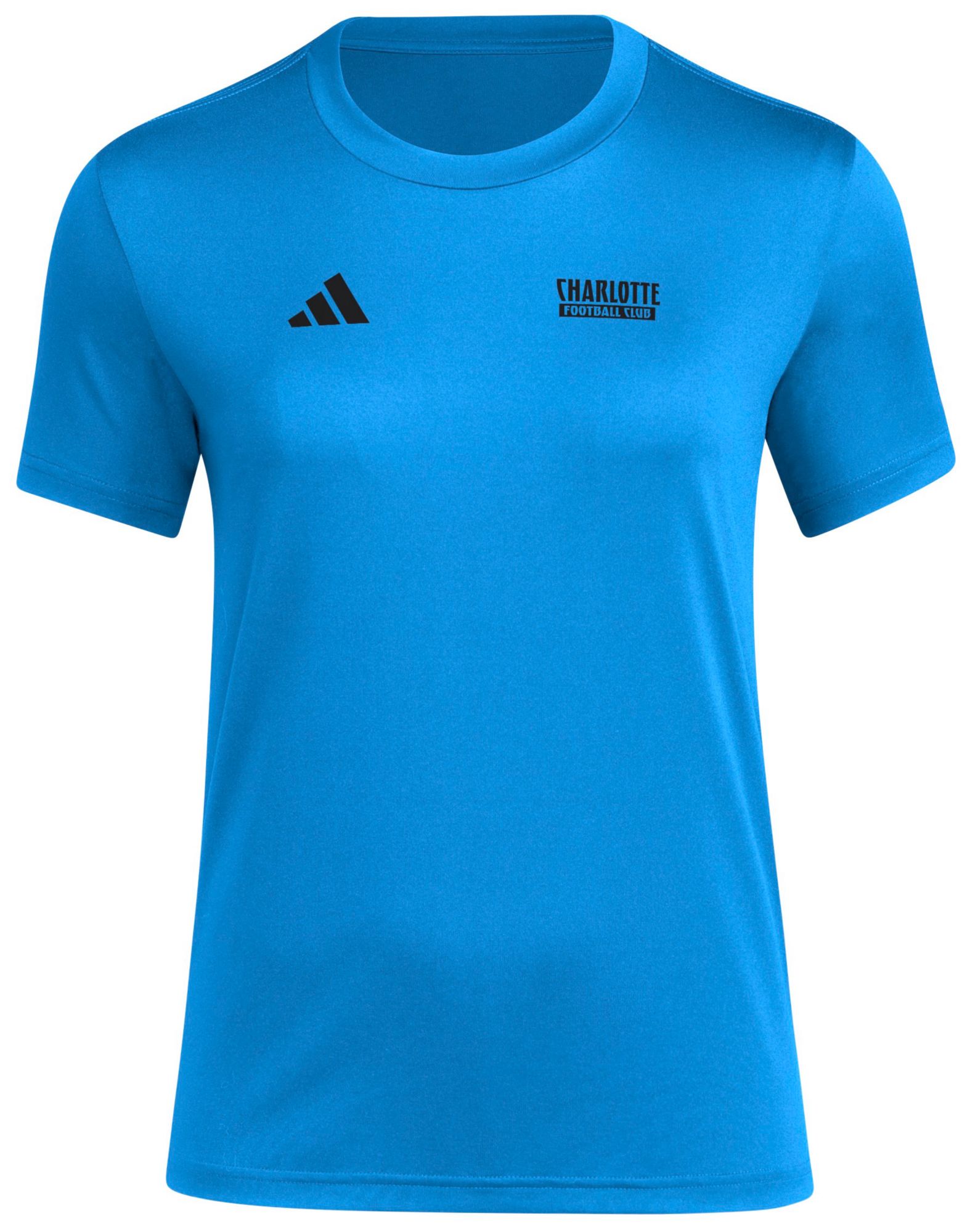 adidas Women's Charlotte FC 2025 Blue Local Warp T-Shirt product image