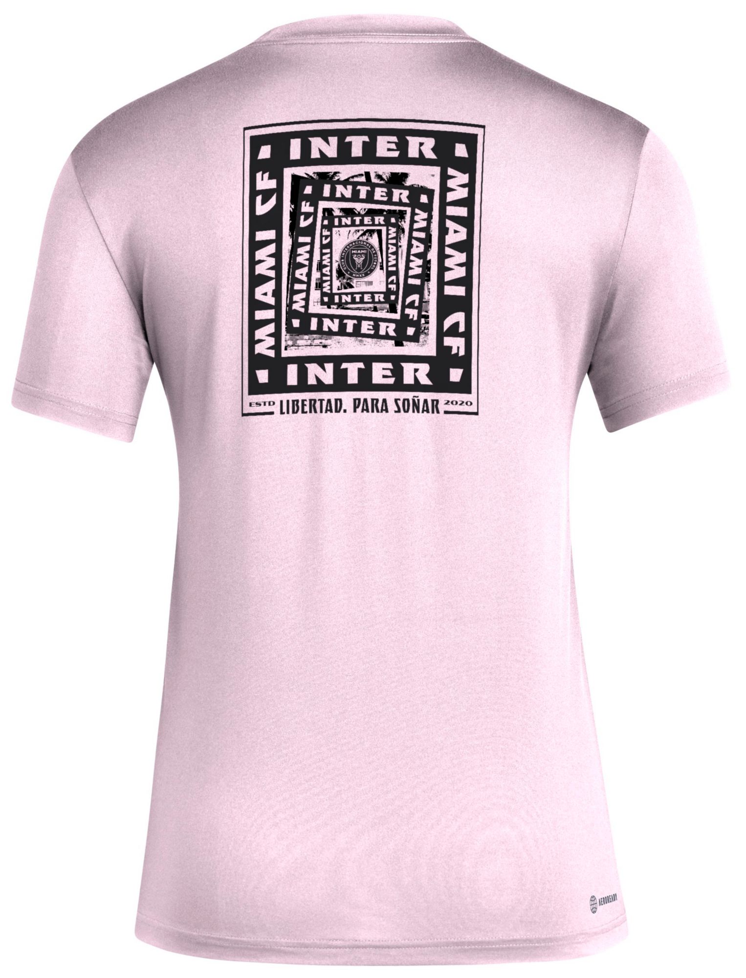 adidas Women's Inter Miami CF 2025 Pink Local Warp T-Shirt product image