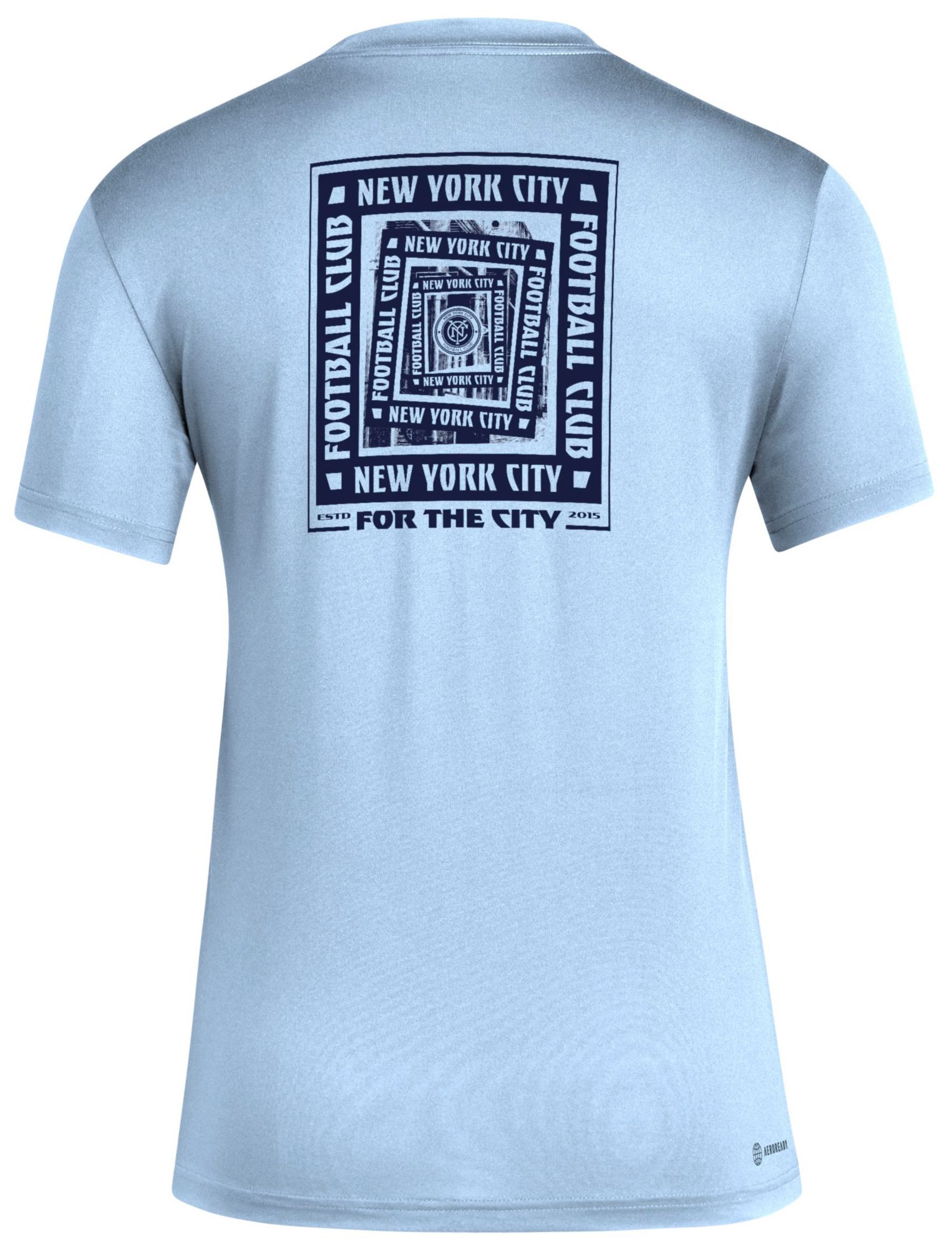 adidas Women's New York City FC 2025 Blue Local Warp T-Shirt product image