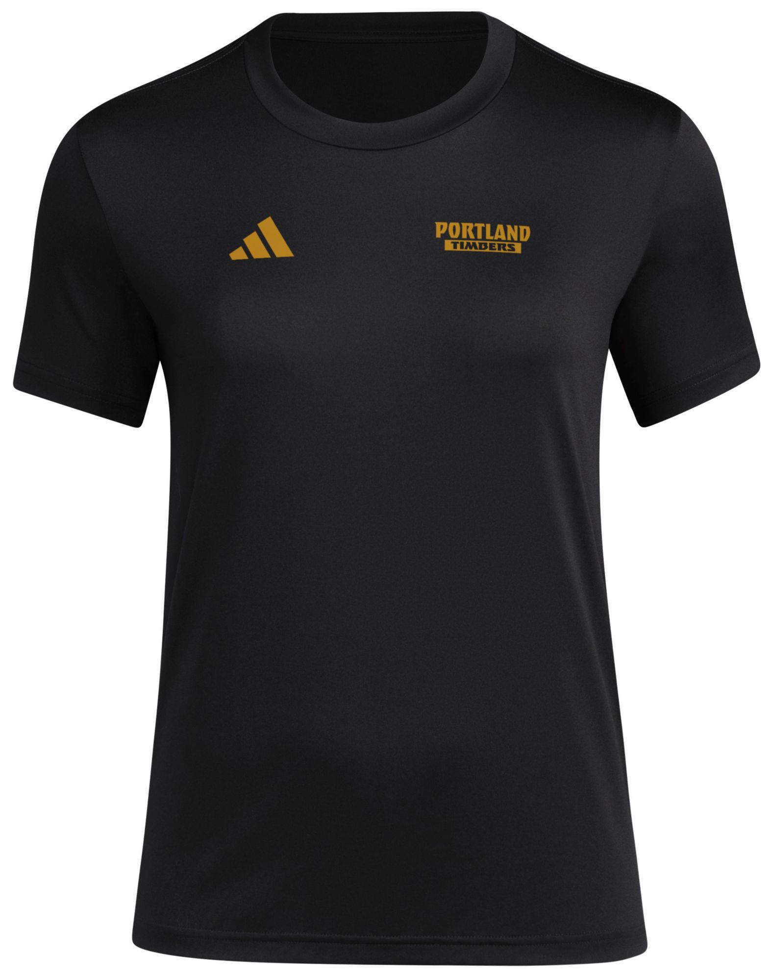 adidas Women's Portland Timbers 2025 Black Local Warp T-Shirt product image