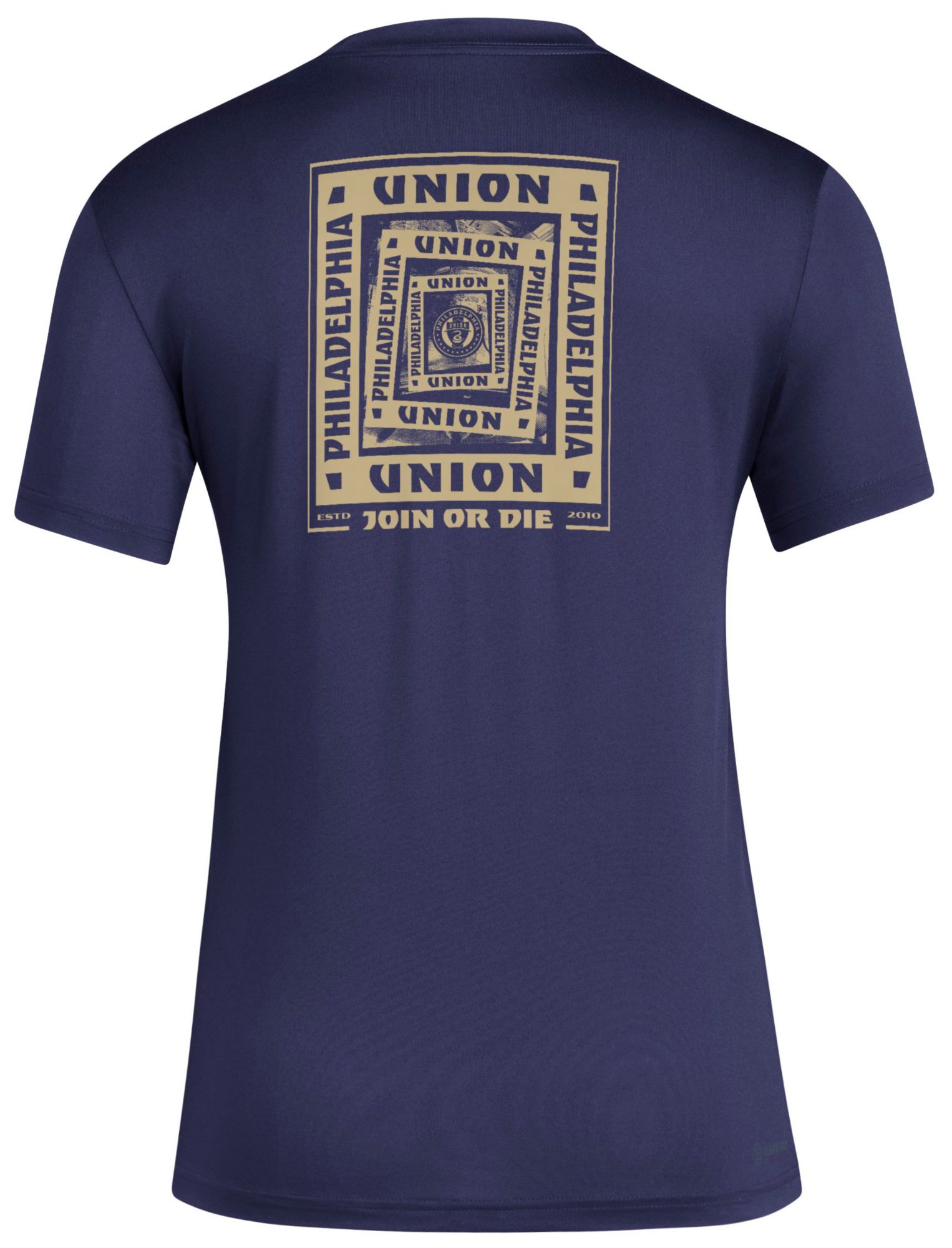 adidas Women's Philadelphia Union 2025 Blue Local Warp T-Shirt product image
