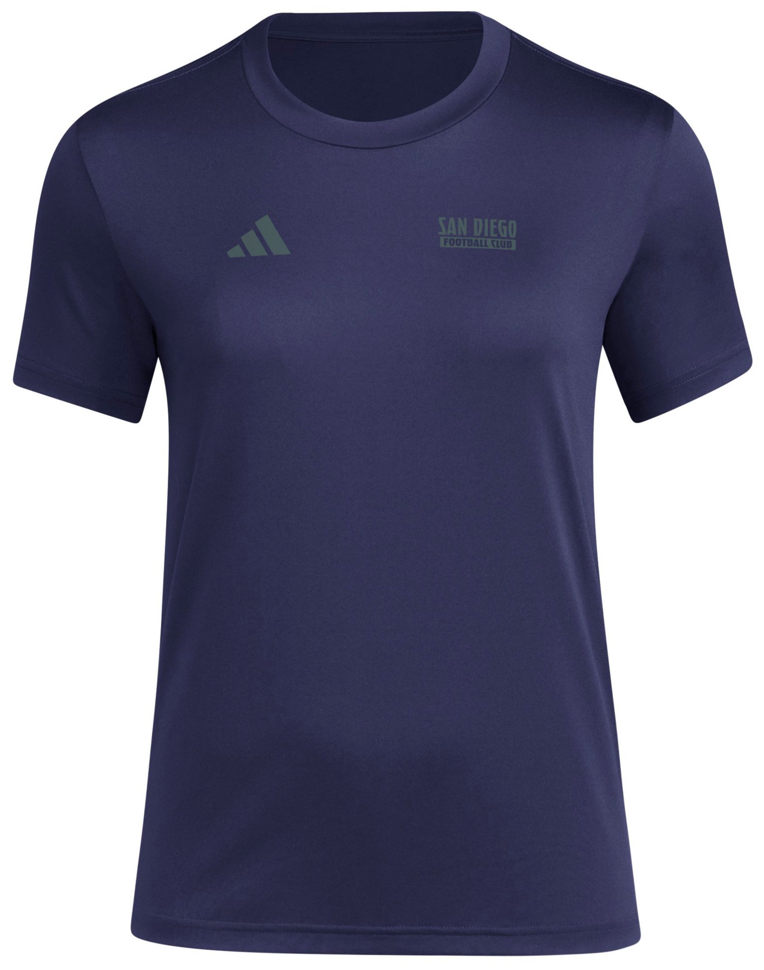 adidas Women's San Diego FC 2025 Blue Local Warp T-Shirt product image
