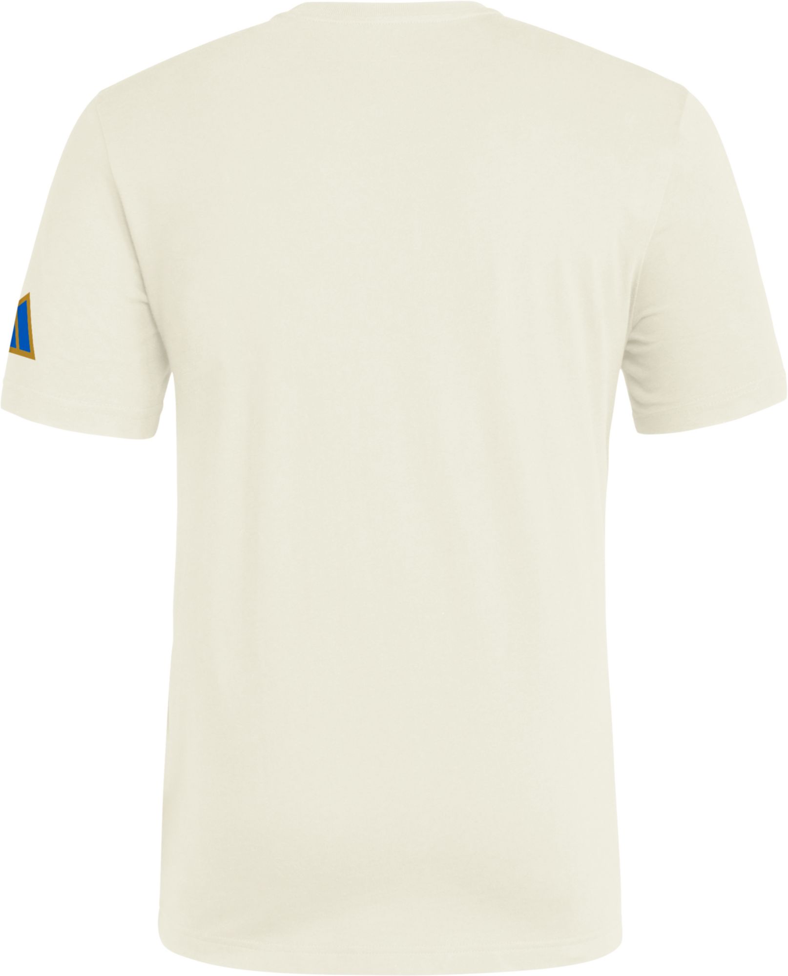 adidas Men's Kansas Jayhawks Cream White Wordmark T-Shirt product image