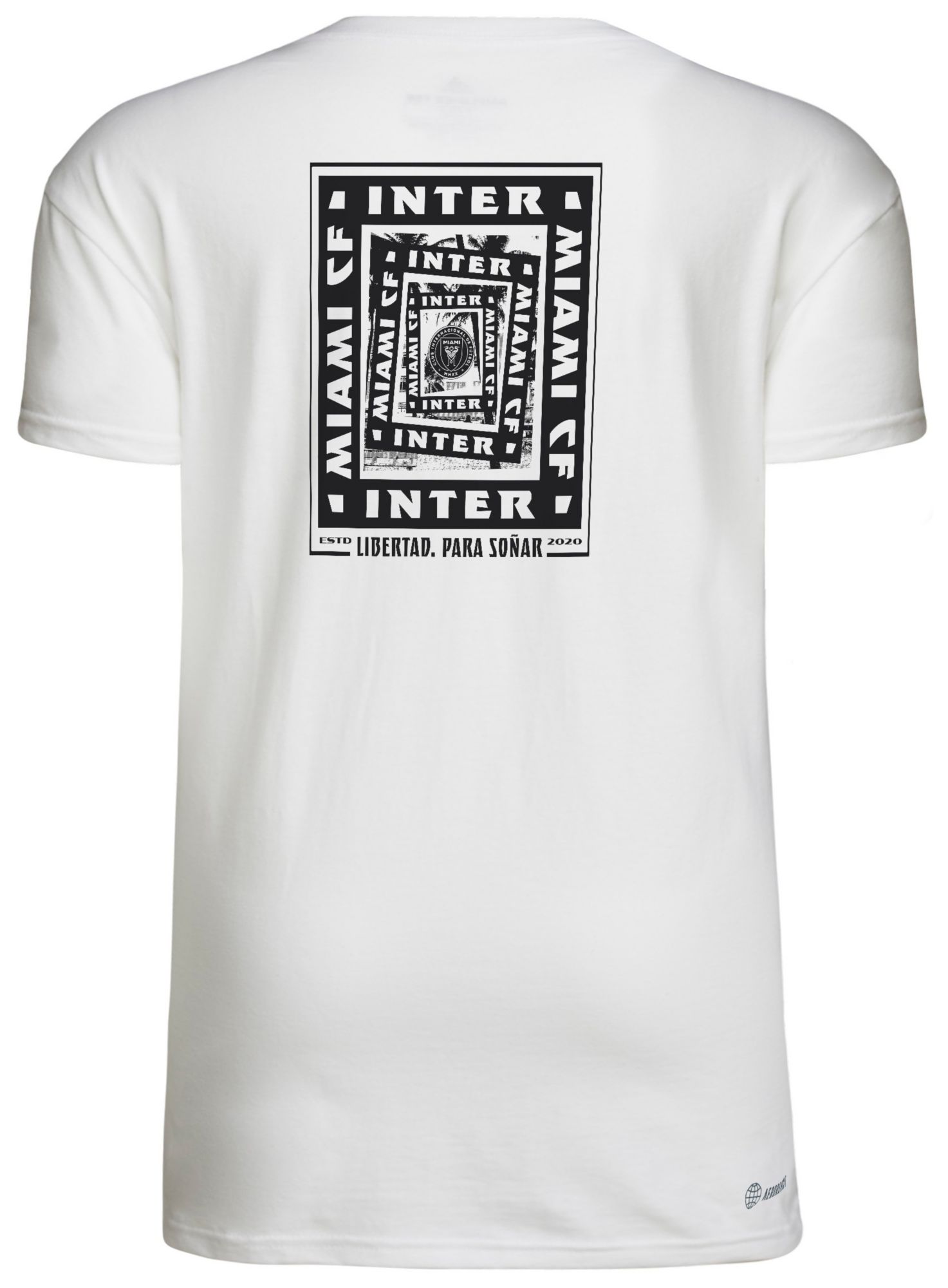 adidas Youth Inter Miami CF 2025 White Local Warp T-Shirt product image