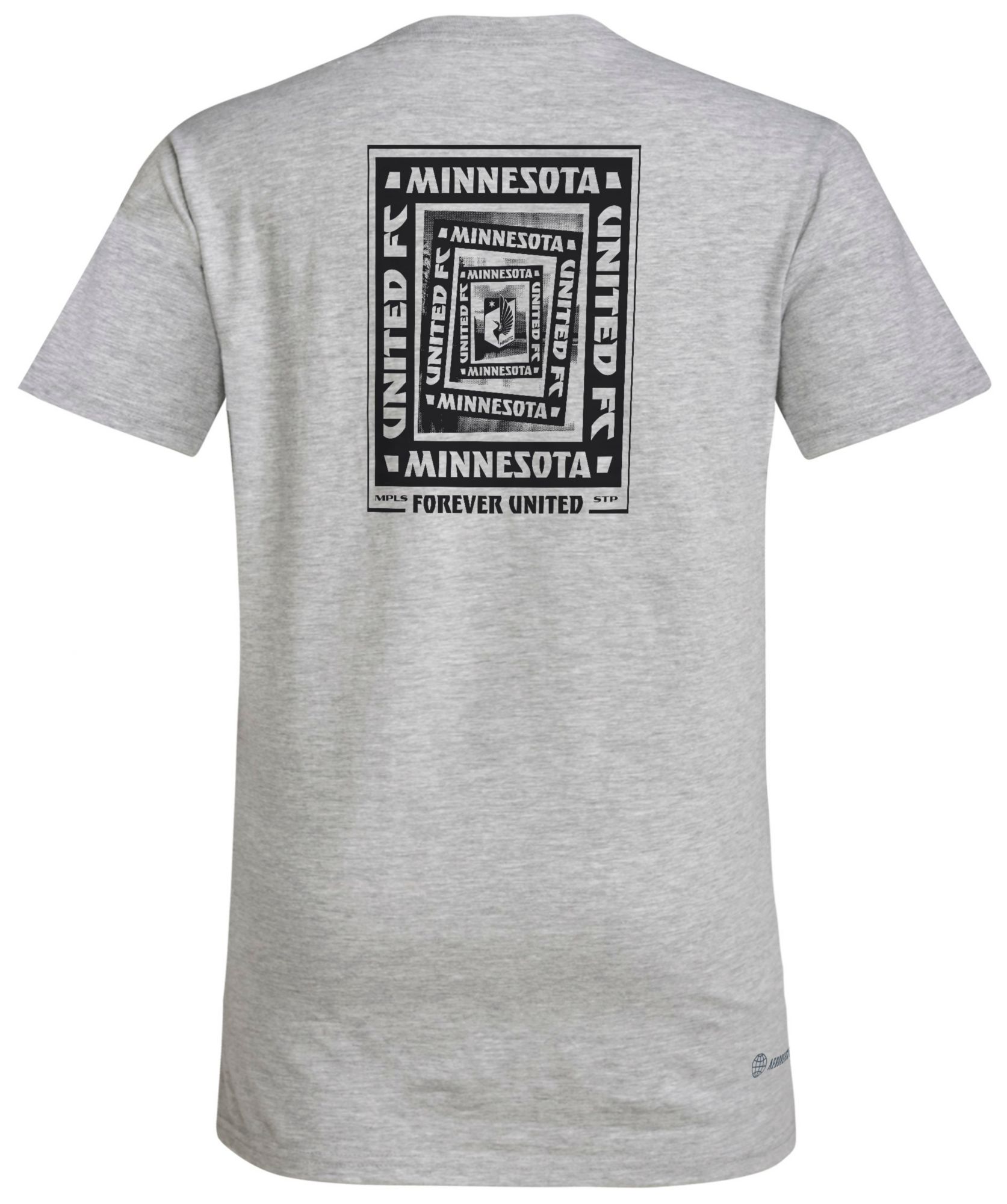 adidas Youth Minnesota United FC 2025 Grey Local Warp T-Shirt product image
