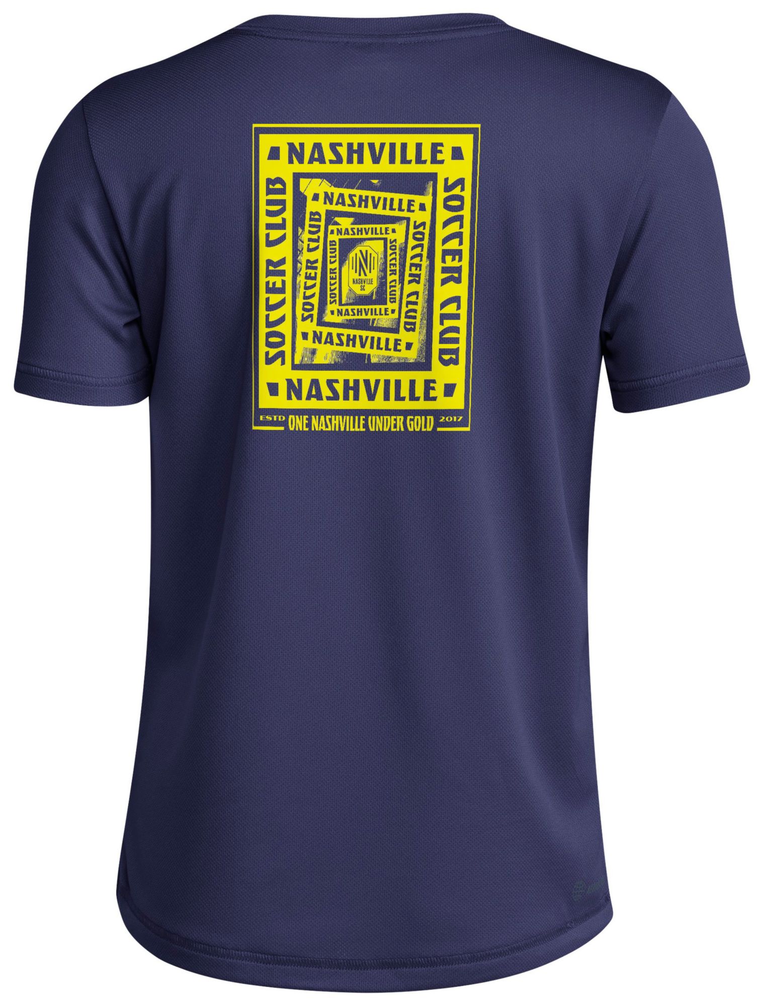 adidas Youth Nashville SC 2025 Blue Local Warp T-Shirt product image
