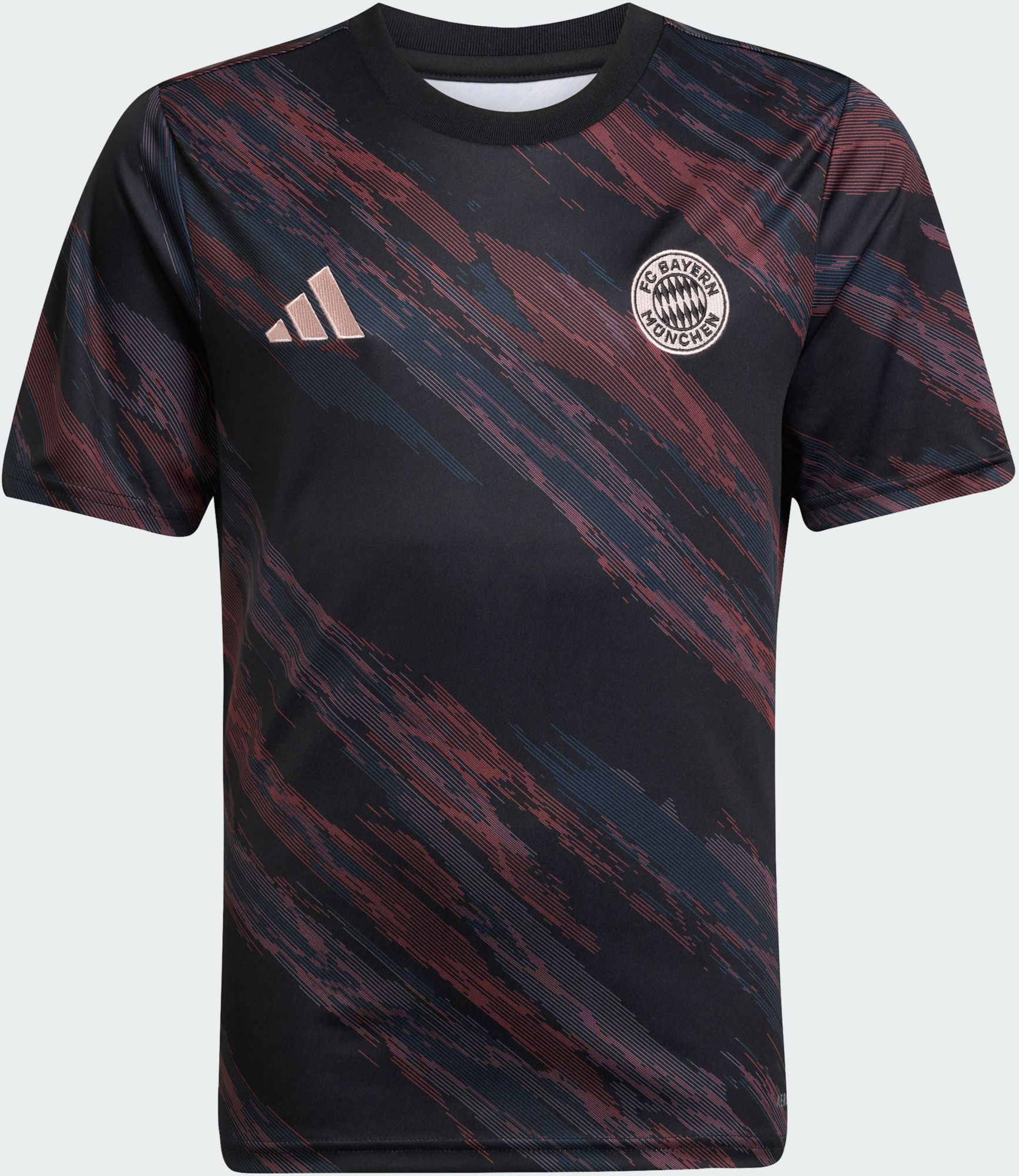 adidas Youth Bayern Munich Black Home Prematch Jersey product image