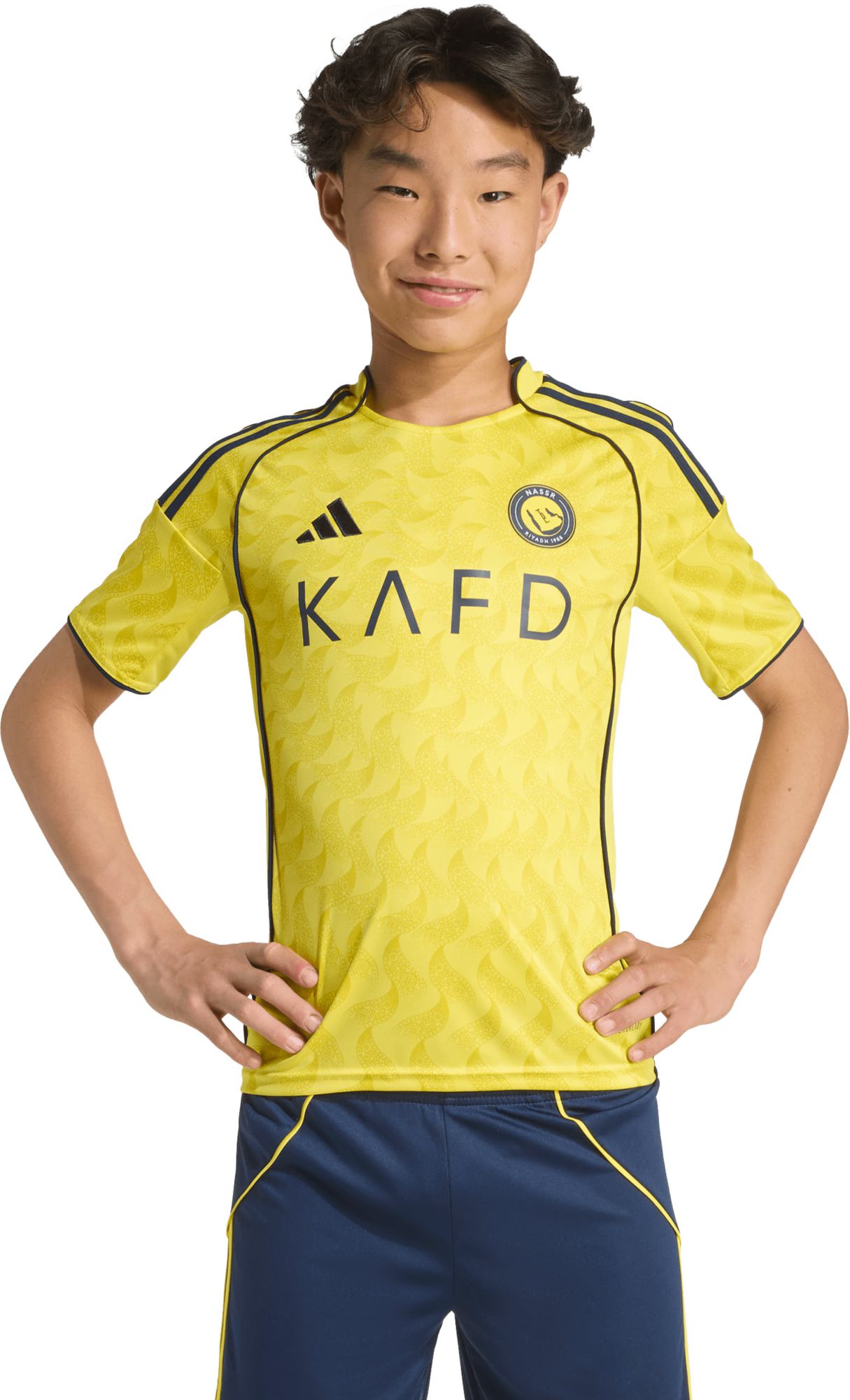 adidas Youth Al-Nassr FC Cristiano Ronaldo #7 2025-26 Home Replica Jersey product image