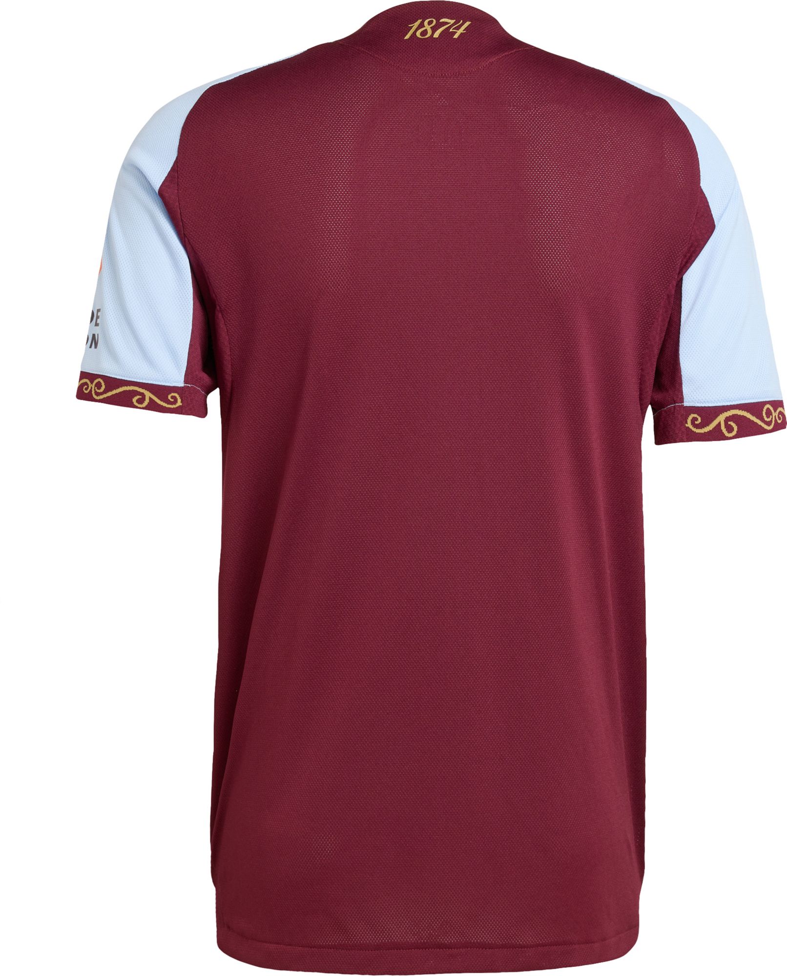 adidas Adult Aston Villa 2025-26 Maroon Authentic Jersey product image