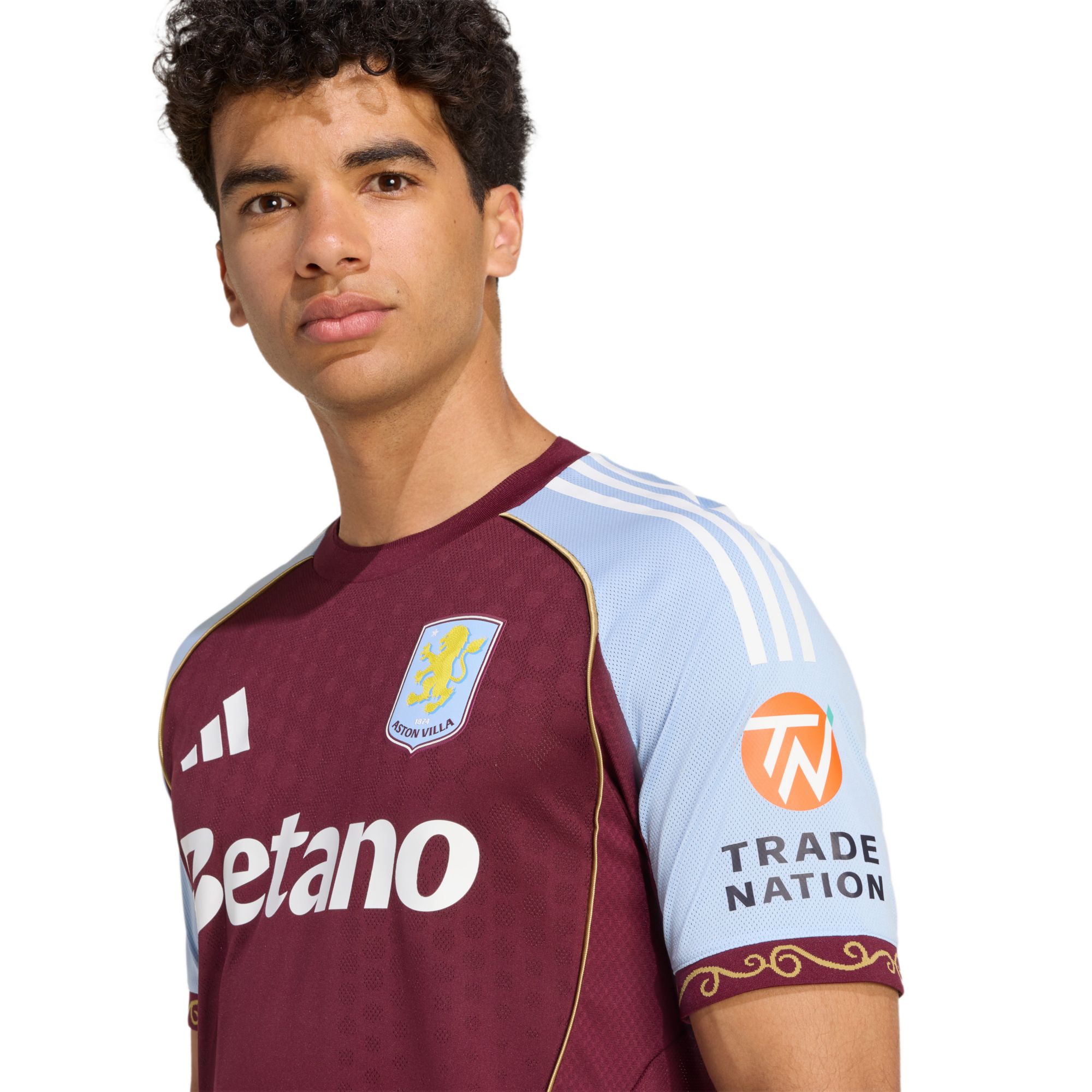 adidas Adult Aston Villa 2025-26 Maroon Authentic Jersey product image