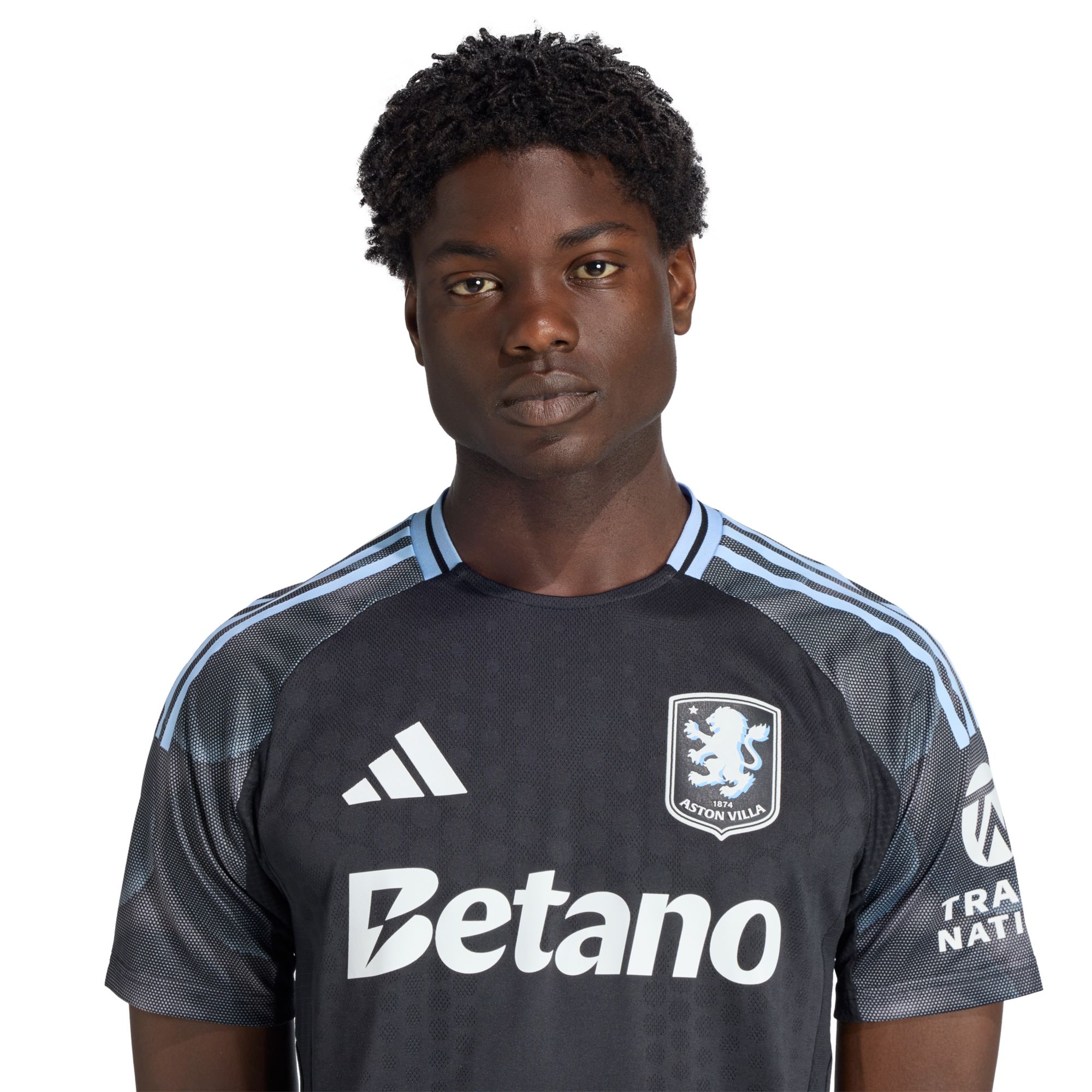 adidas Adult Aston Villa 2025-26 Black Away Authentic Jersey product image