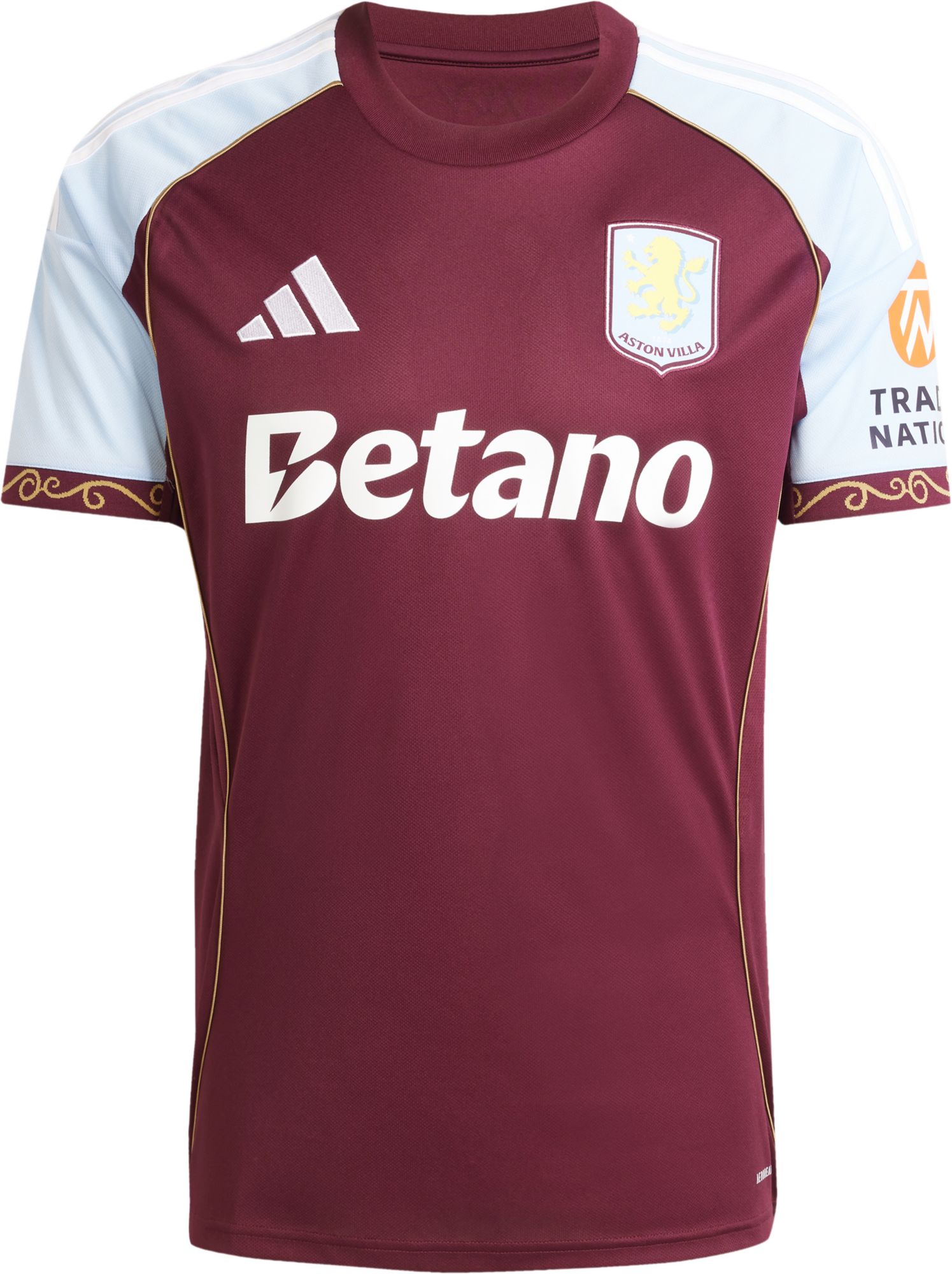 adidas Adult Aston Villa 2025-26 Maroon Replica Home Jersey product image