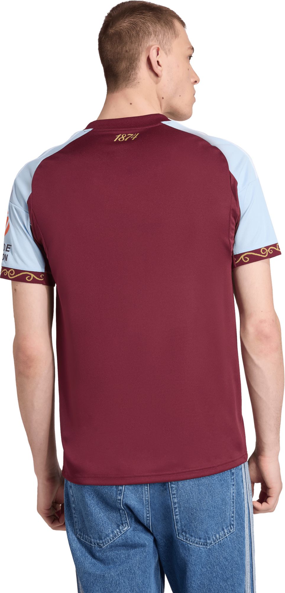 adidas Adult Aston Villa 2025-26 Maroon Replica Home Jersey product image