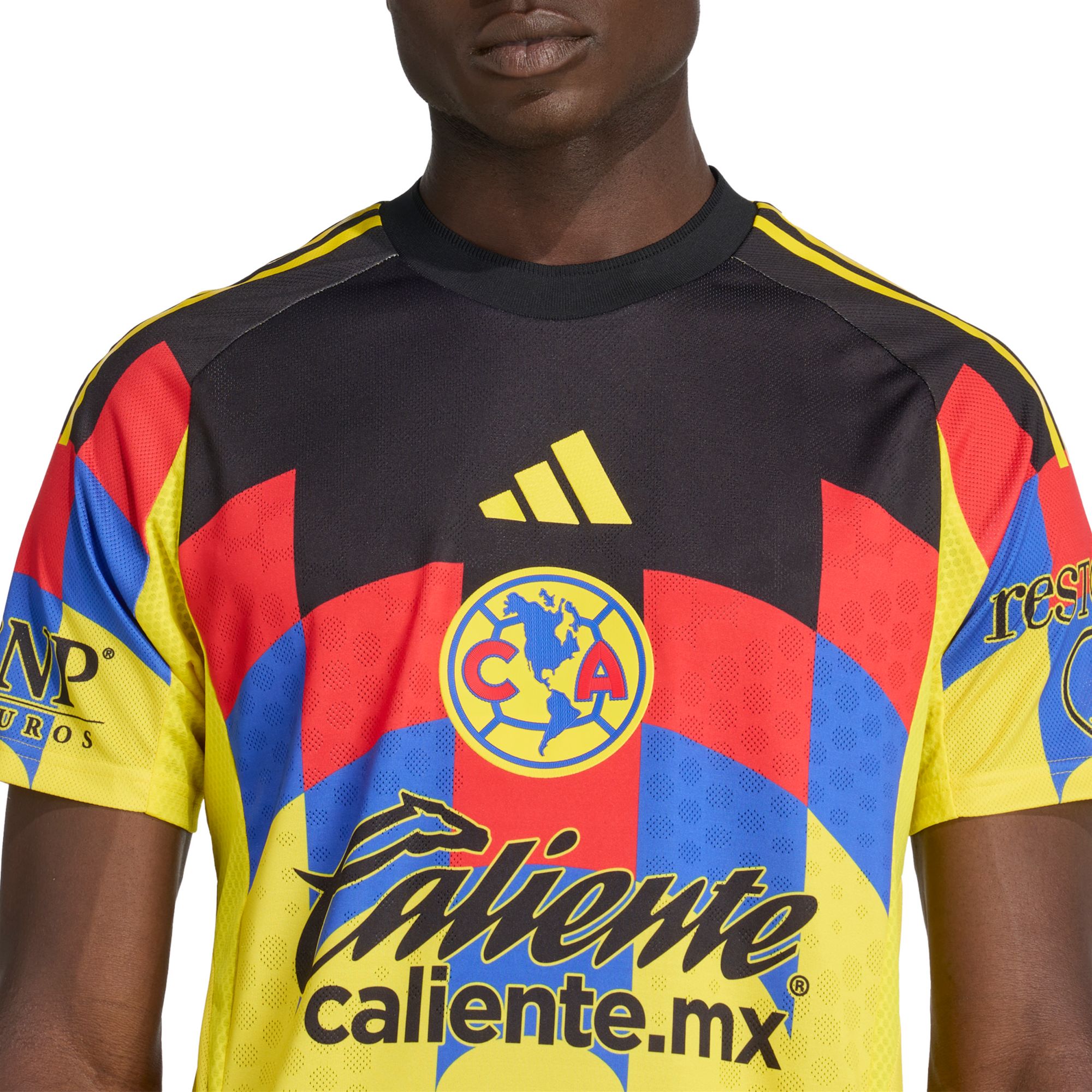 adidas Adult Club America 2025-26 Yellow Home Authentic Jersey product image