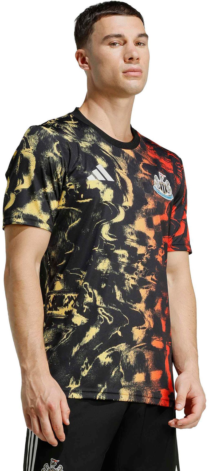 adidas Adult Newcastle United 2025-26 Black Home Prematch Jersey product image