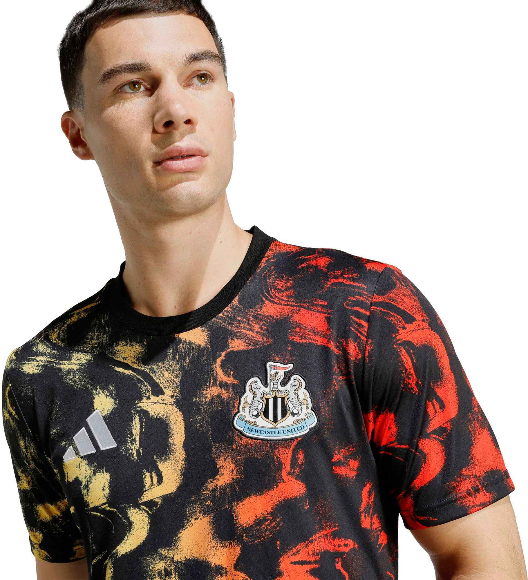 adidas Adult Newcastle United 2025-26 Black Home Prematch Jersey product image