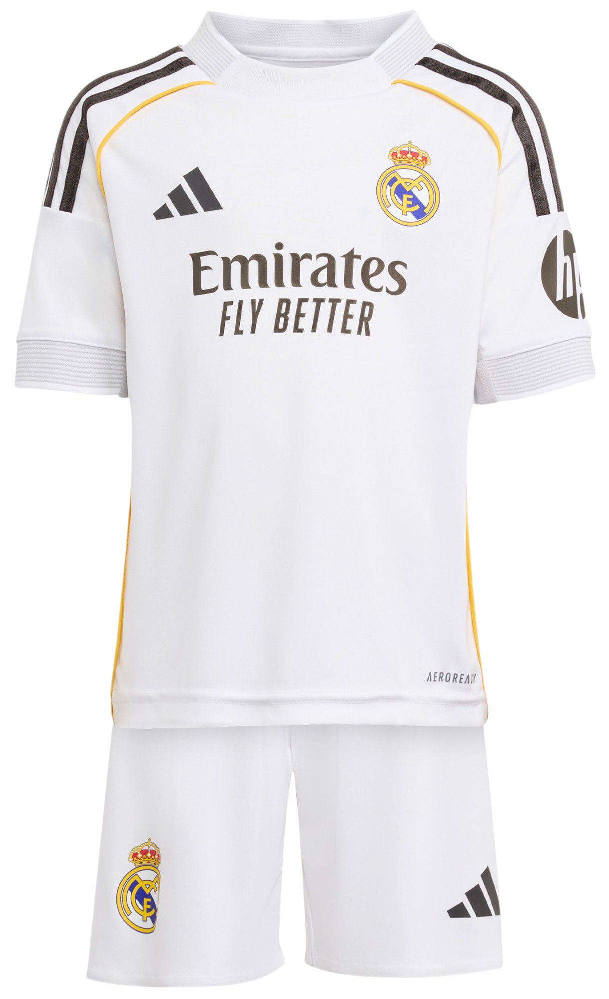 adidas Youth Real Madrid 2025 White Home Replica Jersey product image